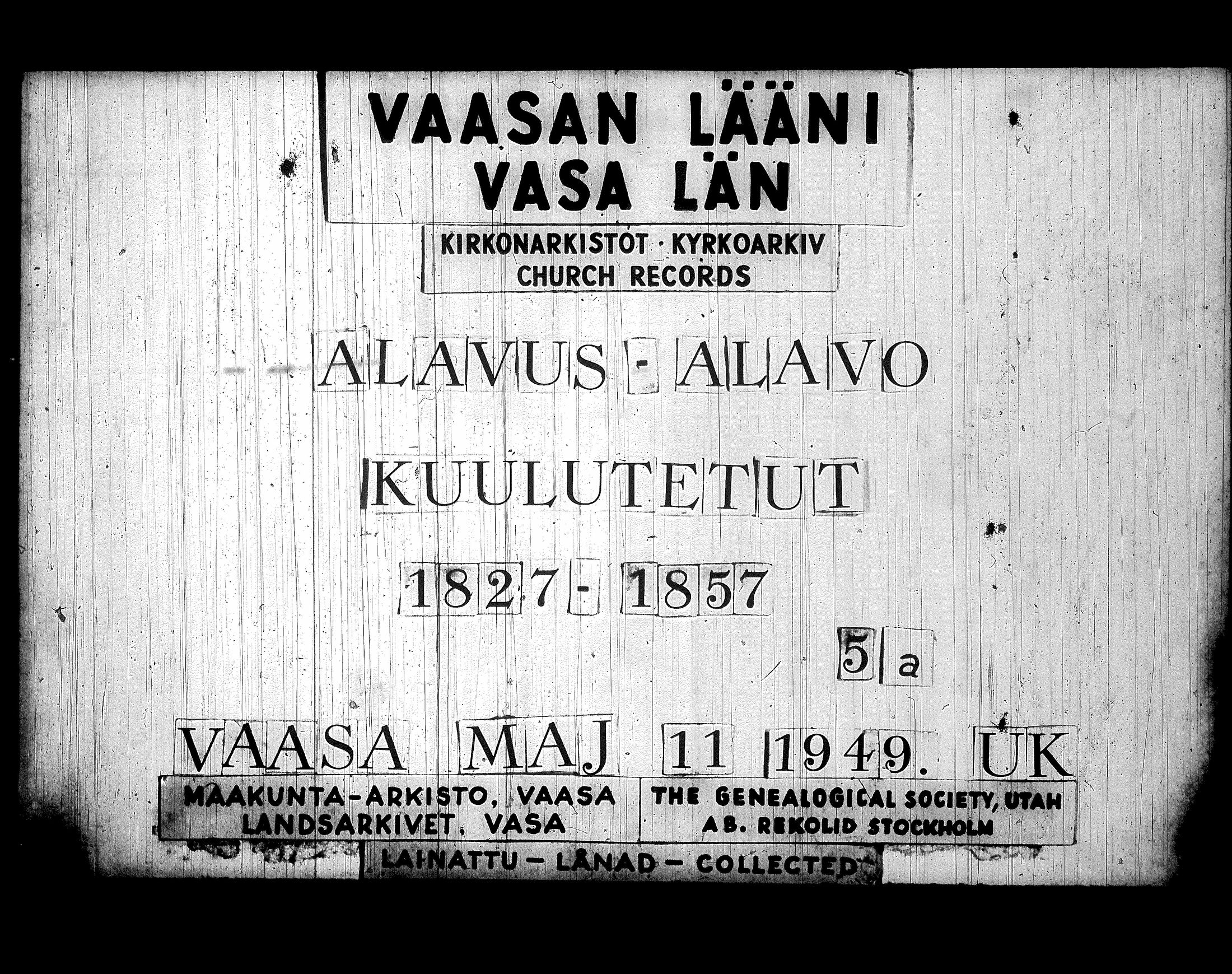 [ ../kirjat/Kirkonkirjat/alavus/kuulutetut_1827-1857_uk319/kuvat/1.jpg ]