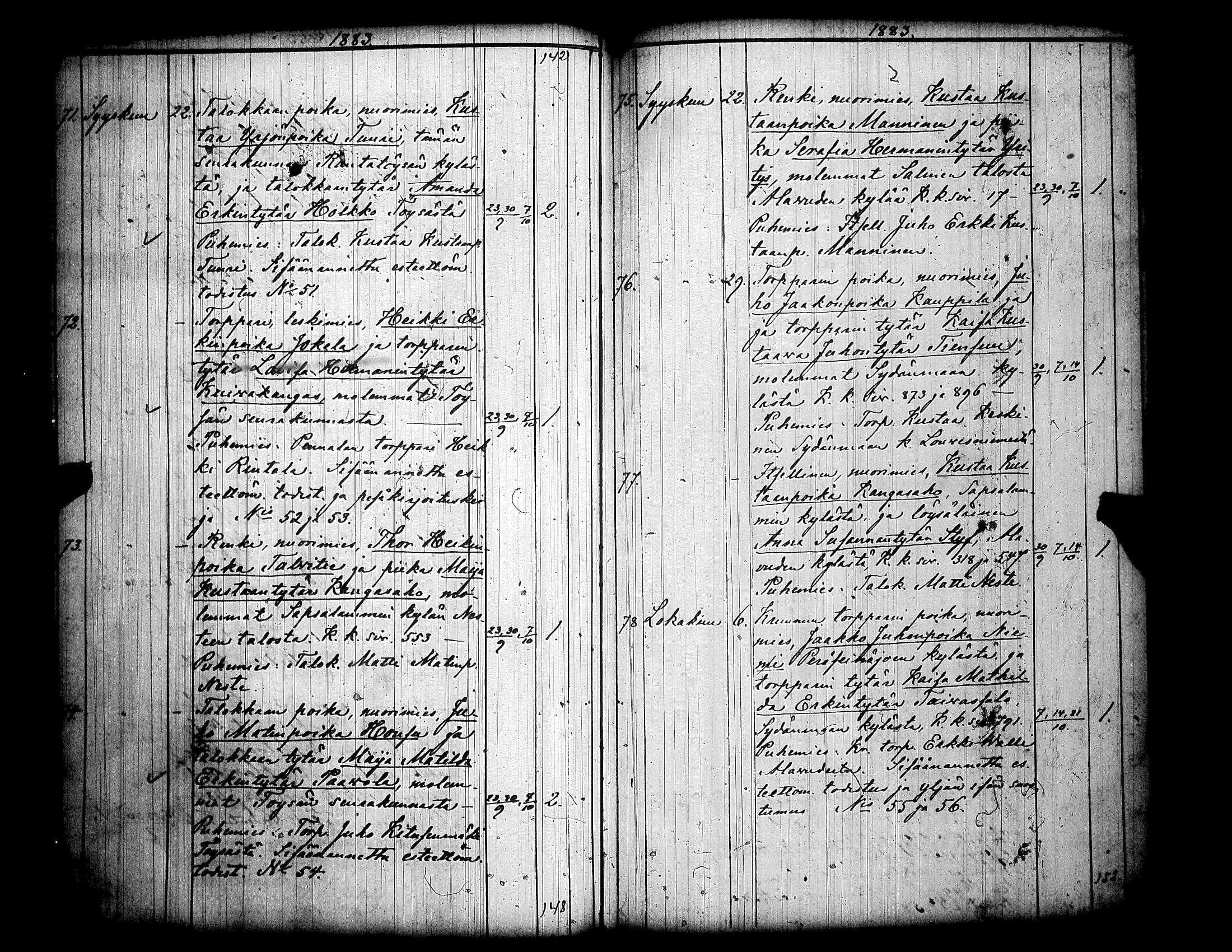 [ ../kirjat/Kirkonkirjat/alavus/kuulutetut_1858-1884_uk319/kuvat/148.jpg ]