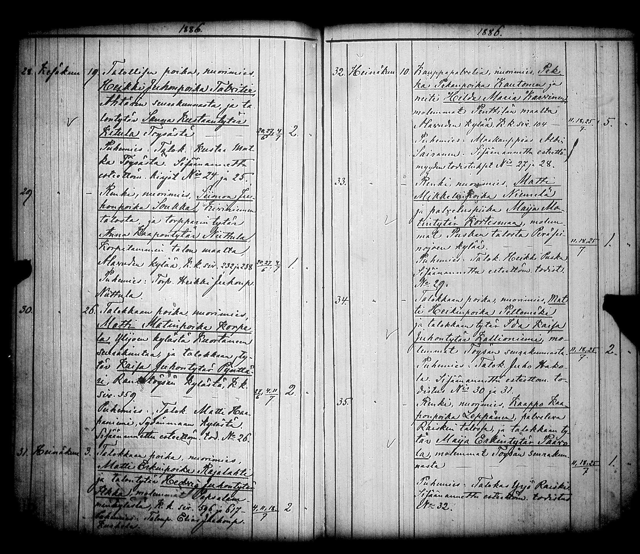 [ ../kirjat/Kirkonkirjat/alavus/kuulutetut_1885-1887_uk319/kuvat/13.jpg ]