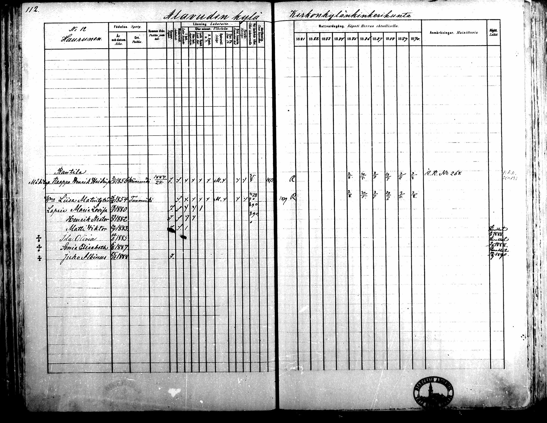 [ ../kirjat/Kirkonkirjat/alavus/rippikirja_1881-1890_mko127-160/kuvat/110.jpg ]