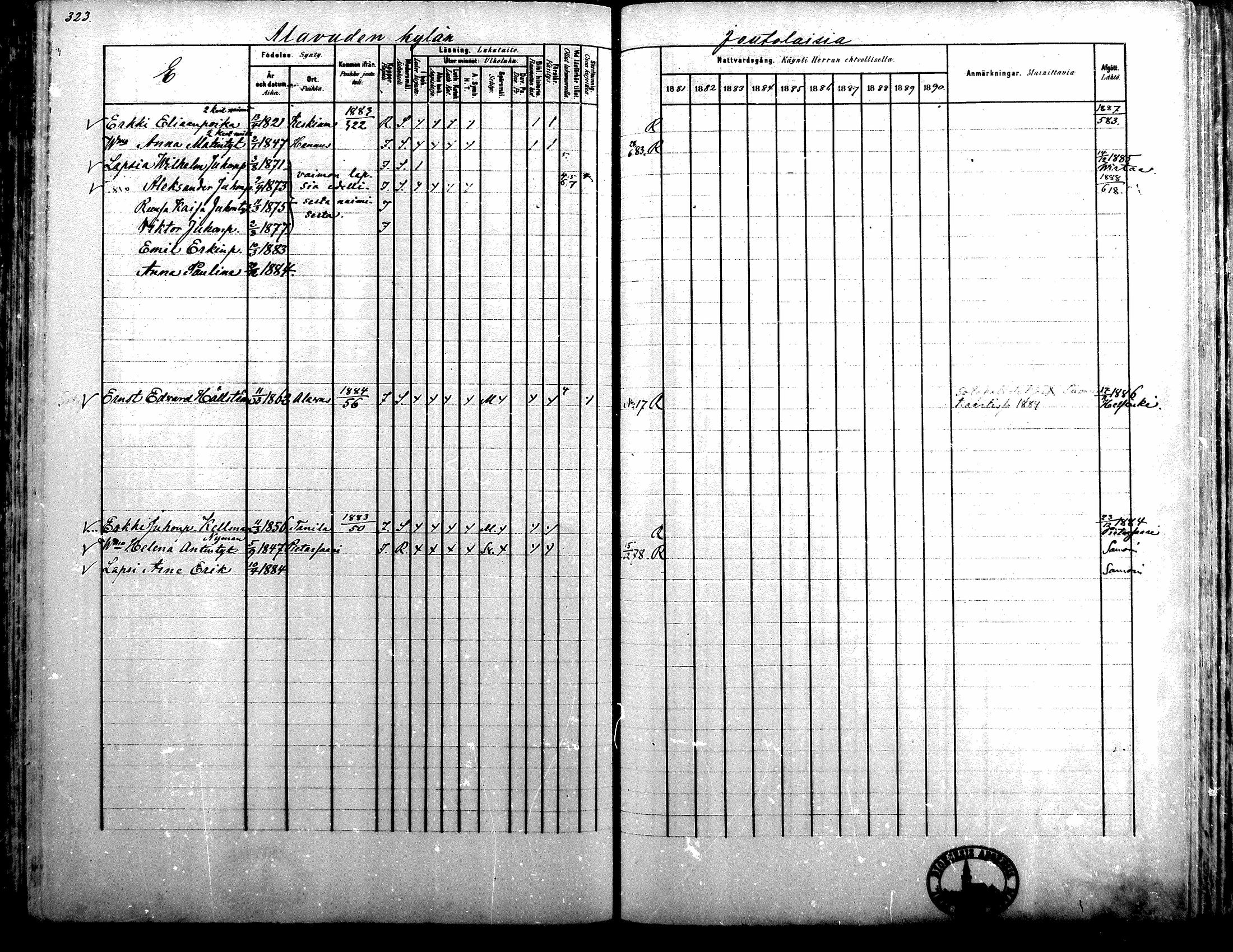 [ ../kirjat/Kirkonkirjat/alavus/rippikirja_1881-1890_mko127-160/kuvat/318.jpg ]