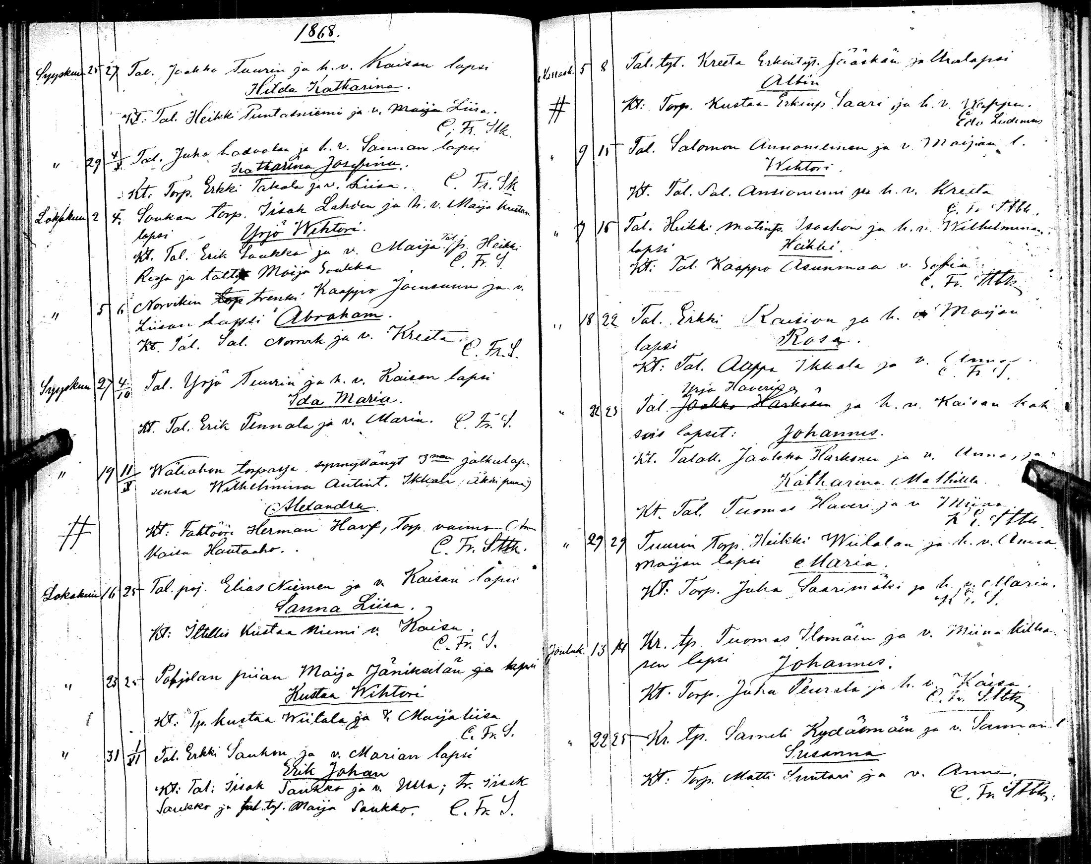 [ ../kirjat/Kirkonkirjat/alavus/syntyneet_1855-1870_uk318-319/kuvat/174.jpg ]