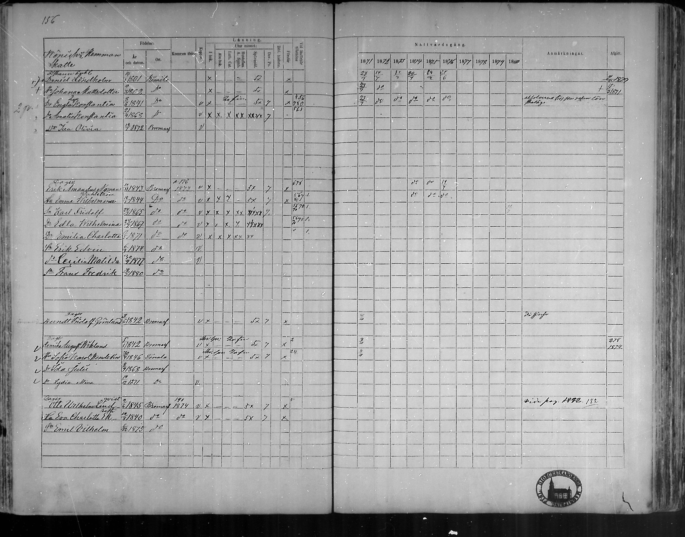 [ ../kirjat/Kirkonkirjat/bromarv/rippikirja_1871-1880_mko37-50/kuvat/154.jpg ]
