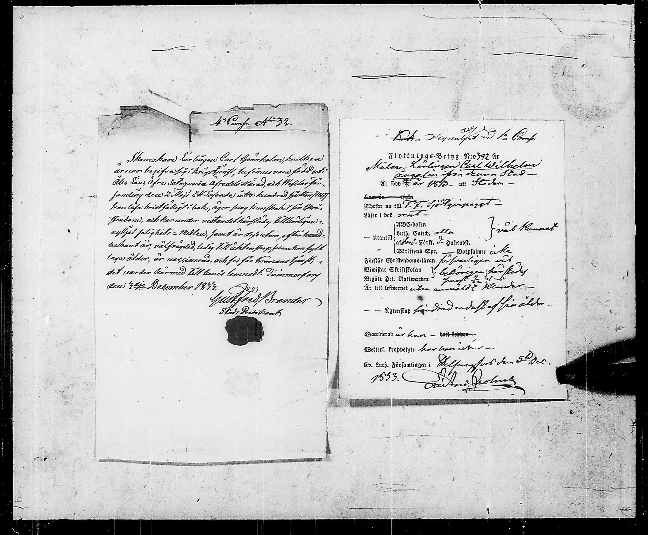 [ ../kirjat/Kirkonkirjat/ensimmainen_suomen_meriekipaasi/muuttokirjoja_1832-1833_es173/kuvat/145.jpg ]