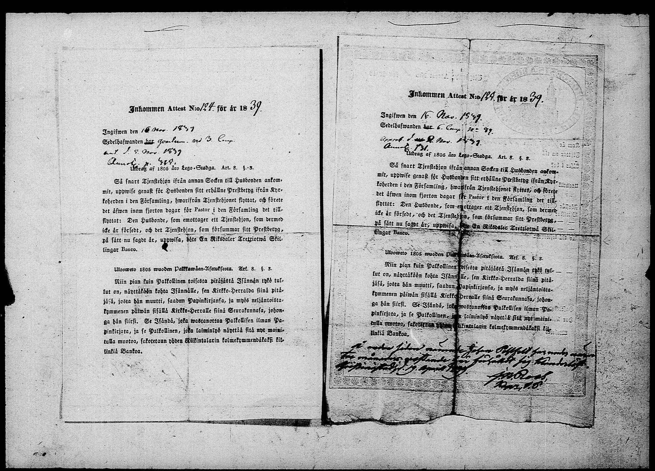 [ ../kirjat/Kirkonkirjat/ensimmainen_suomen_meriekipaasi/muuttokirjoja_1839-1841_es174-175/kuvat/124.jpg ]