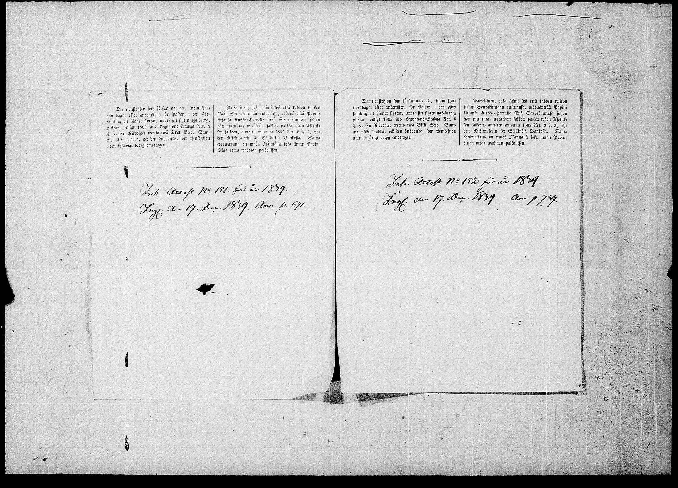 [ ../kirjat/Kirkonkirjat/ensimmainen_suomen_meriekipaasi/muuttokirjoja_1839-1841_es174-175/kuvat/151.jpg ]