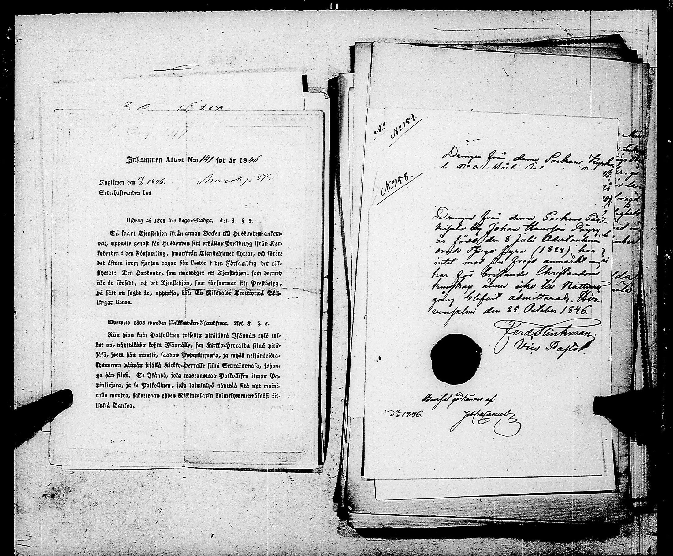 [ ../kirjat/Kirkonkirjat/ensimmainen_suomen_meriekipaasi/muuttokirjoja_1846-1847_es175-176/kuvat/154.jpg ]