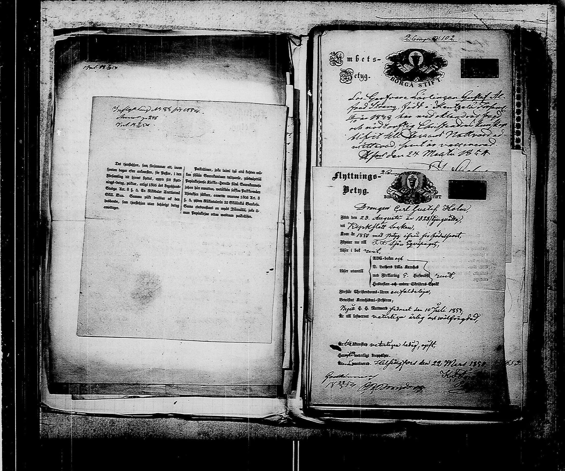 [ ../kirjat/Kirkonkirjat/ensimmainen_suomen_meriekipaasi/muuttokirjoja_1854-1855_es177/kuvat/100.jpg ]