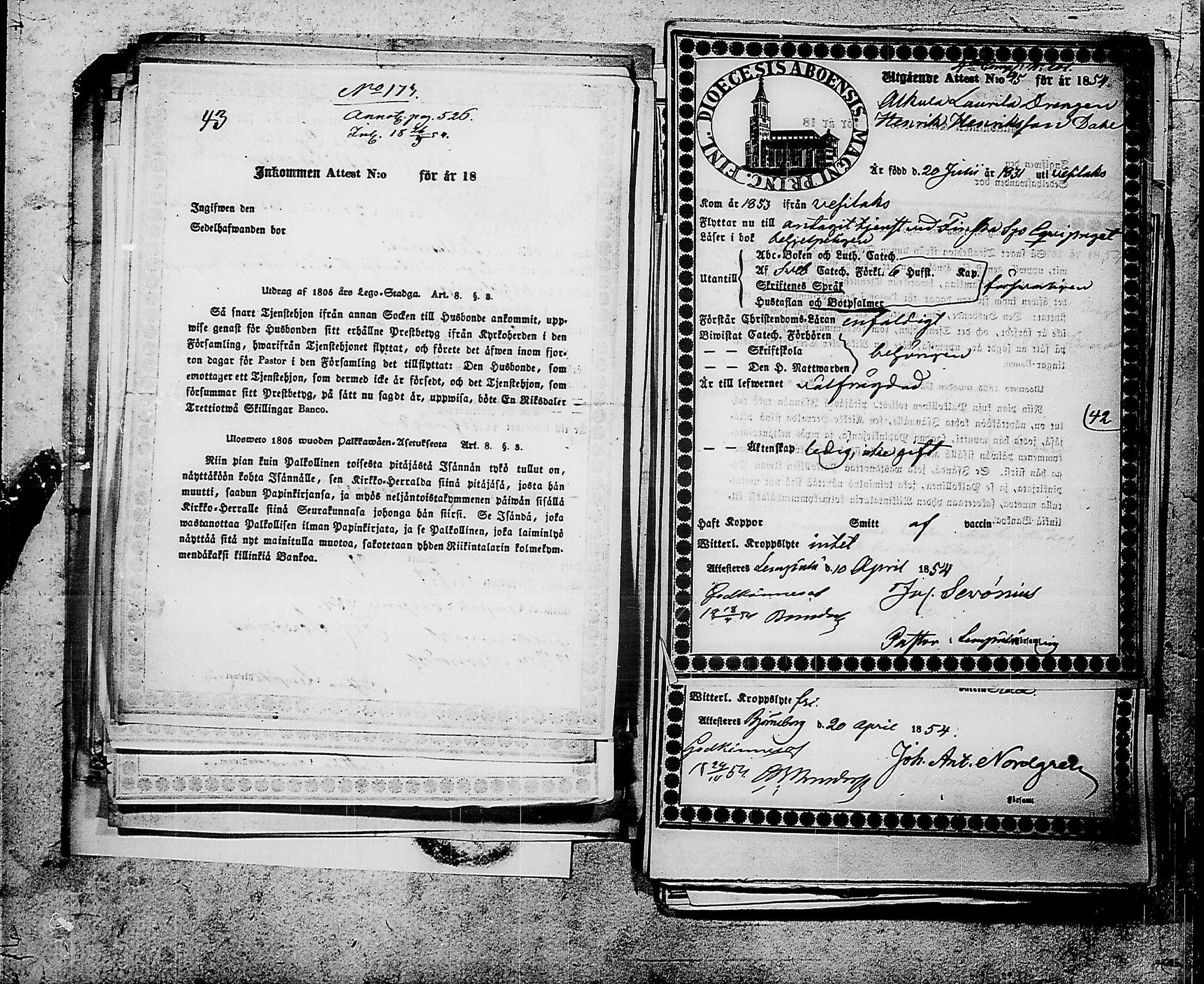 [ ../kirjat/Kirkonkirjat/ensimmainen_suomen_meriekipaasi/muuttokirjoja_1854-1855_es177/kuvat/186.jpg ]