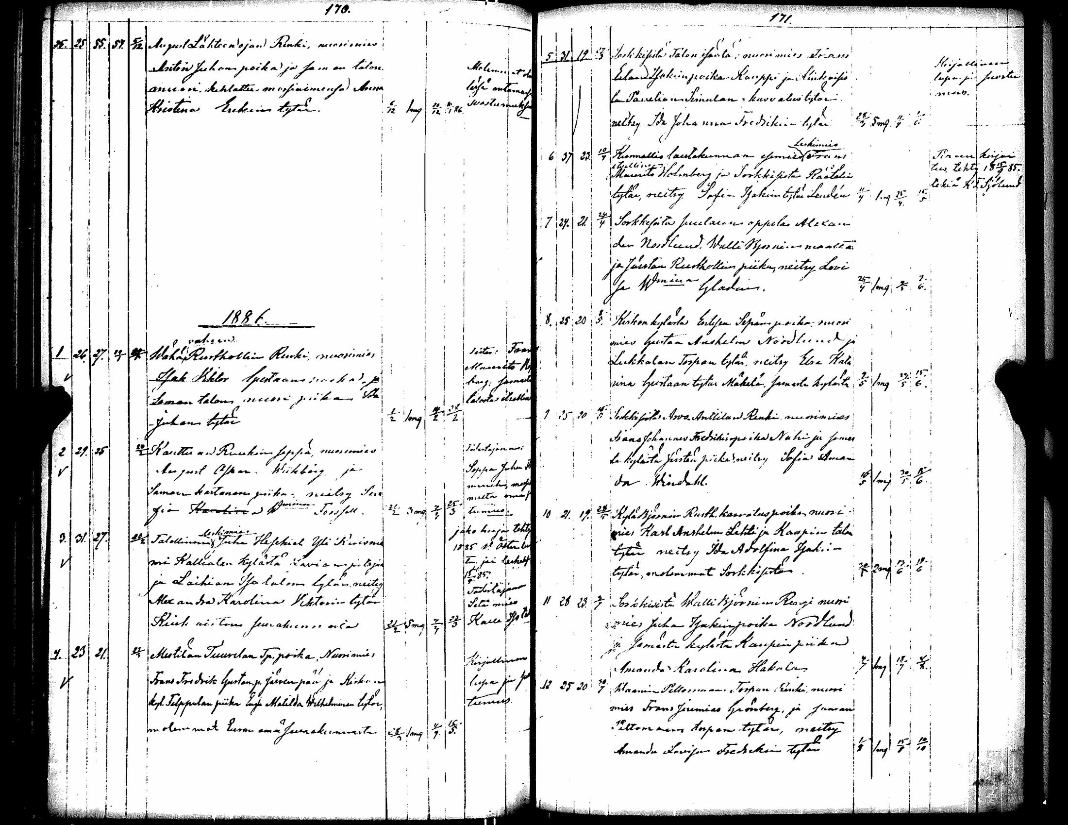 [ ../kirjat/Kirkonkirjat/eura/kuulutetut_1884-1890_jk269/kuvat/4.jpg ]