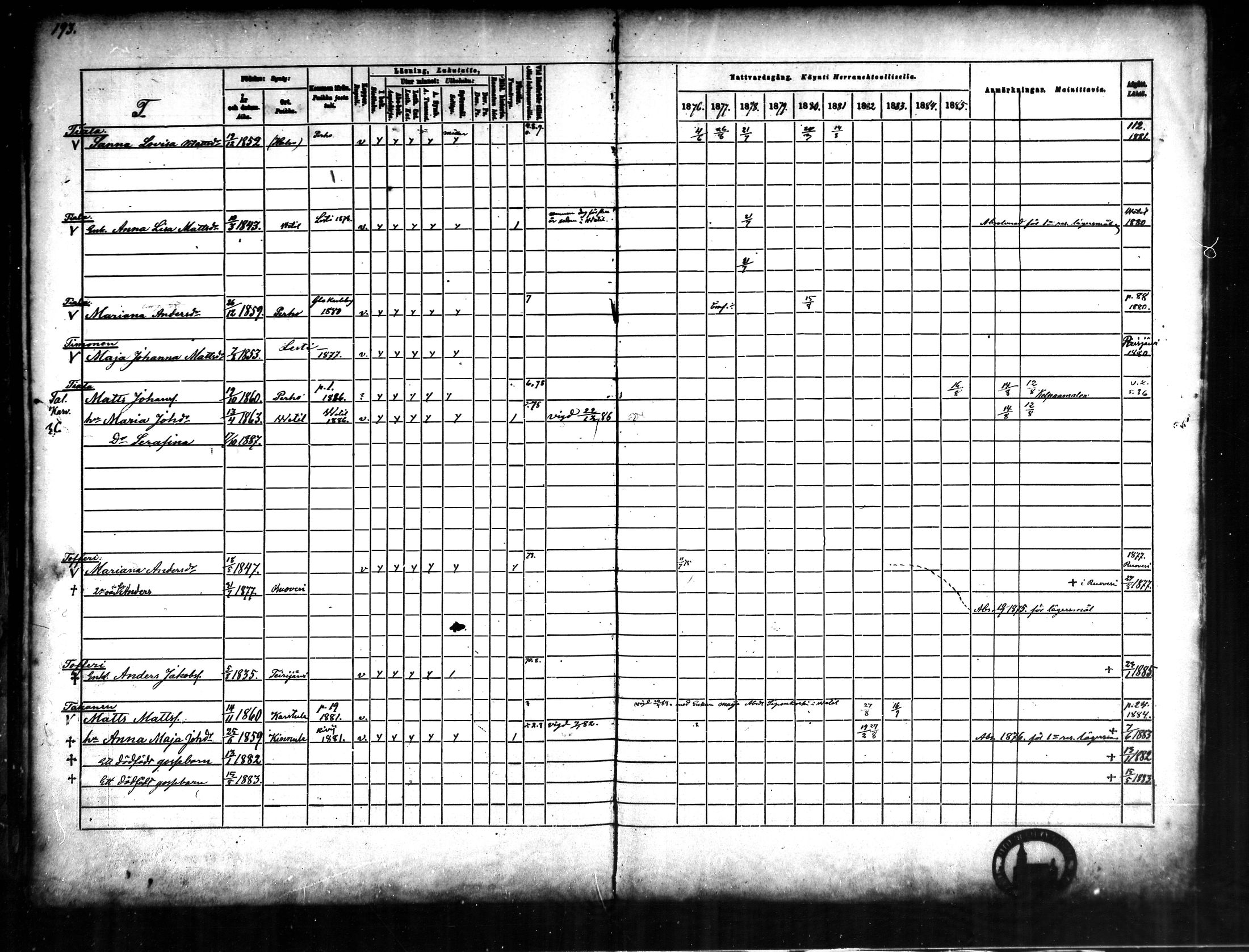 [ ../kirjat/Kirkonkirjat/halsua/rippikirja_1876-1888_mko24-30/kuvat/178.jpg ]