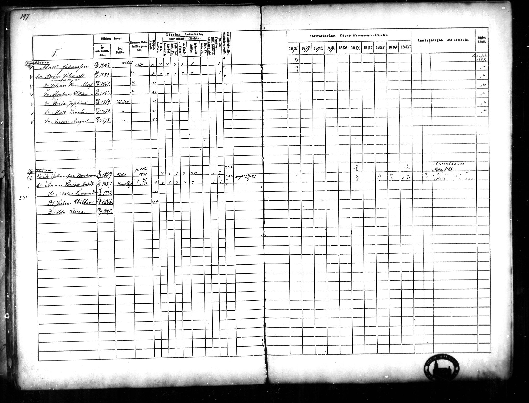 [ ../kirjat/Kirkonkirjat/halsua/rippikirja_1876-1888_mko24-30/kuvat/181.jpg ]