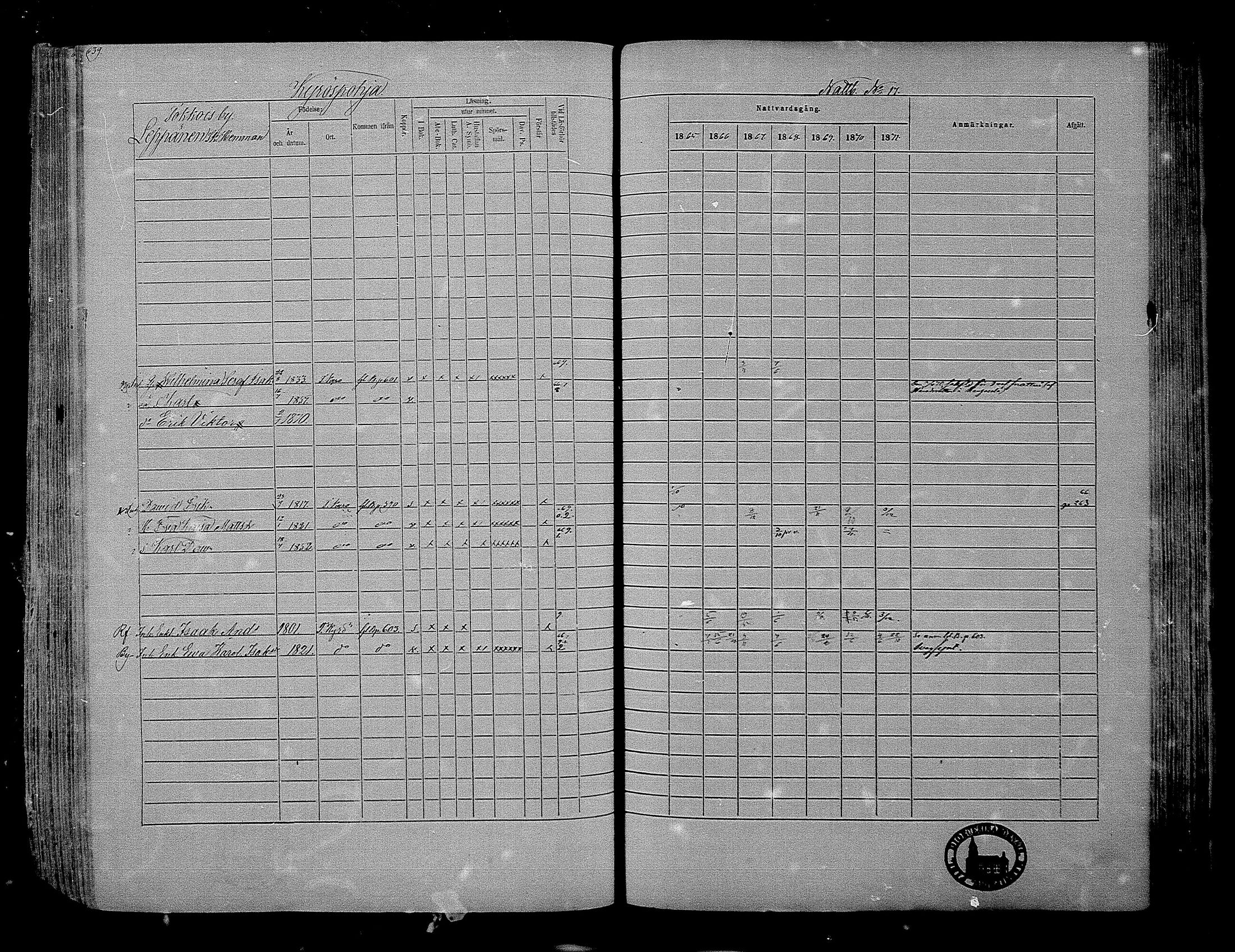 [ ../kirjat/Kirkonkirjat/hameenkyro/rippikirja_1865-1871_mko203-230/kuvat/613.jpg ]