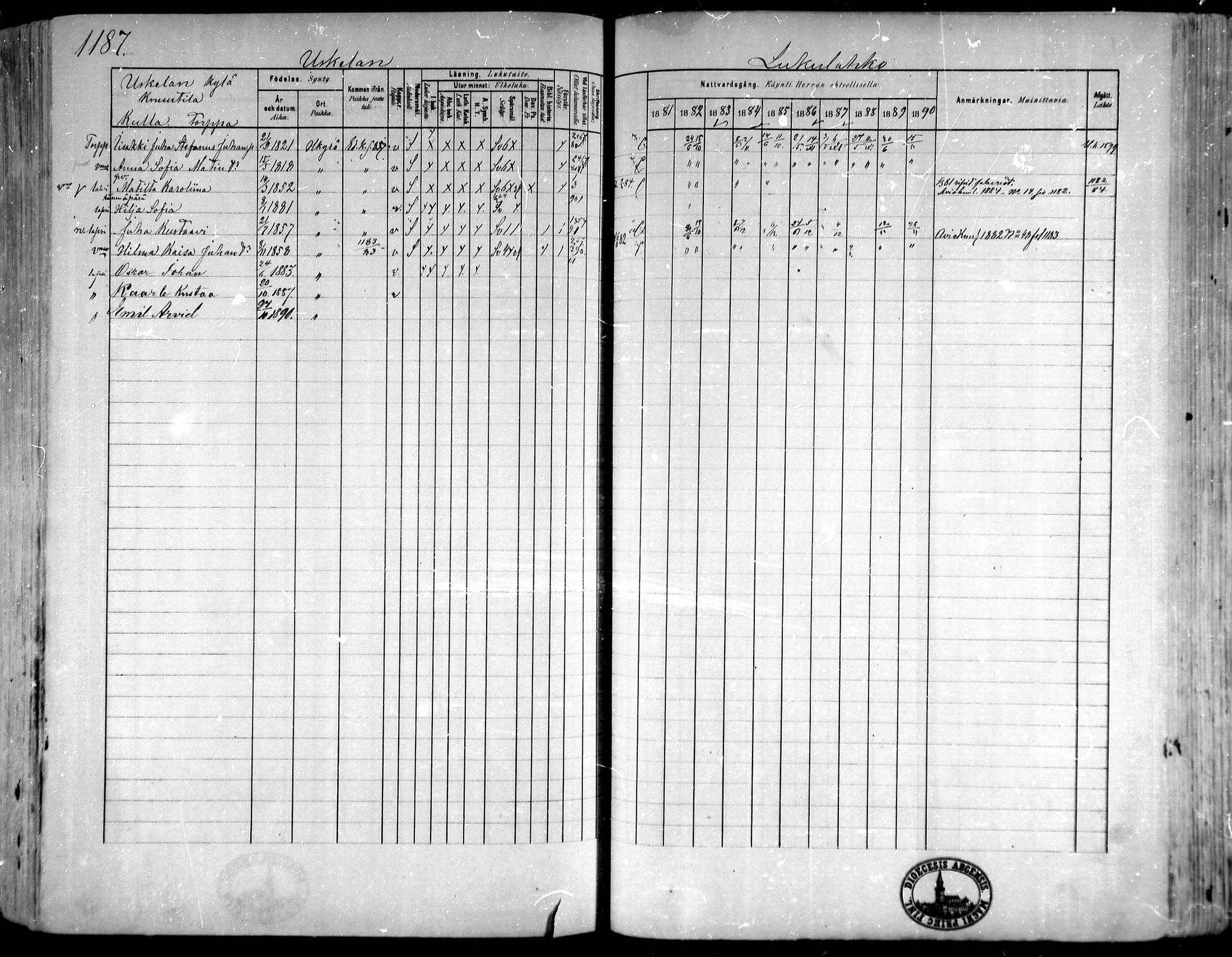 [ ../kirjat/Kirkonkirjat/hameenkyro/rippikirja_1881-1890_mko261-303/kuvat/1113.jpg ]