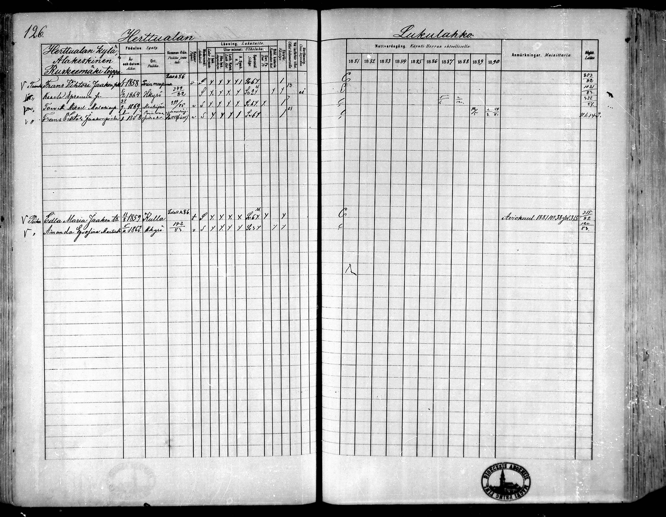 [ ../kirjat/Kirkonkirjat/hameenkyro/rippikirja_1881-1890_mko261-303/kuvat/116.jpg ]