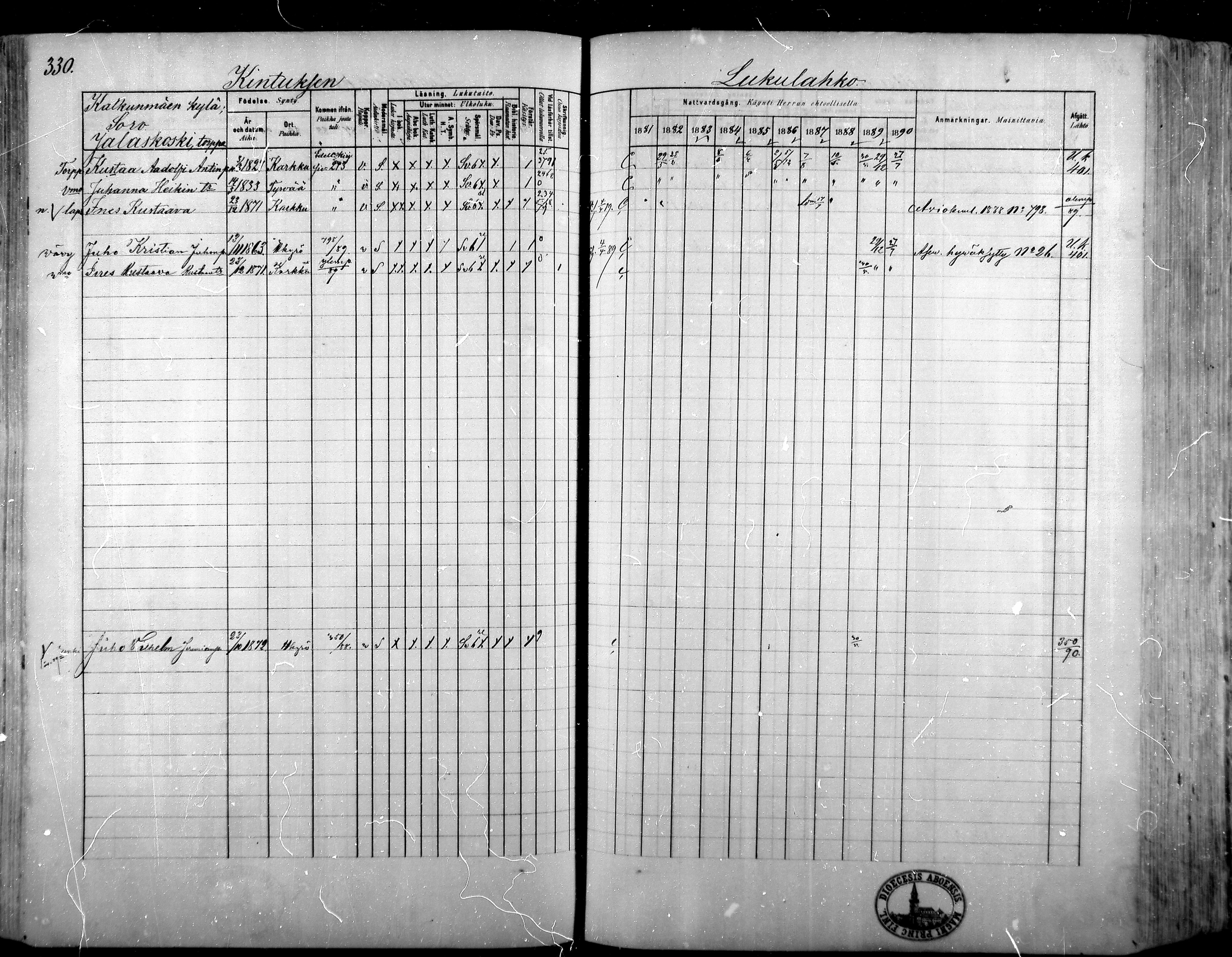 [ ../kirjat/Kirkonkirjat/hameenkyro/rippikirja_1881-1890_mko261-303/kuvat/301.jpg ]