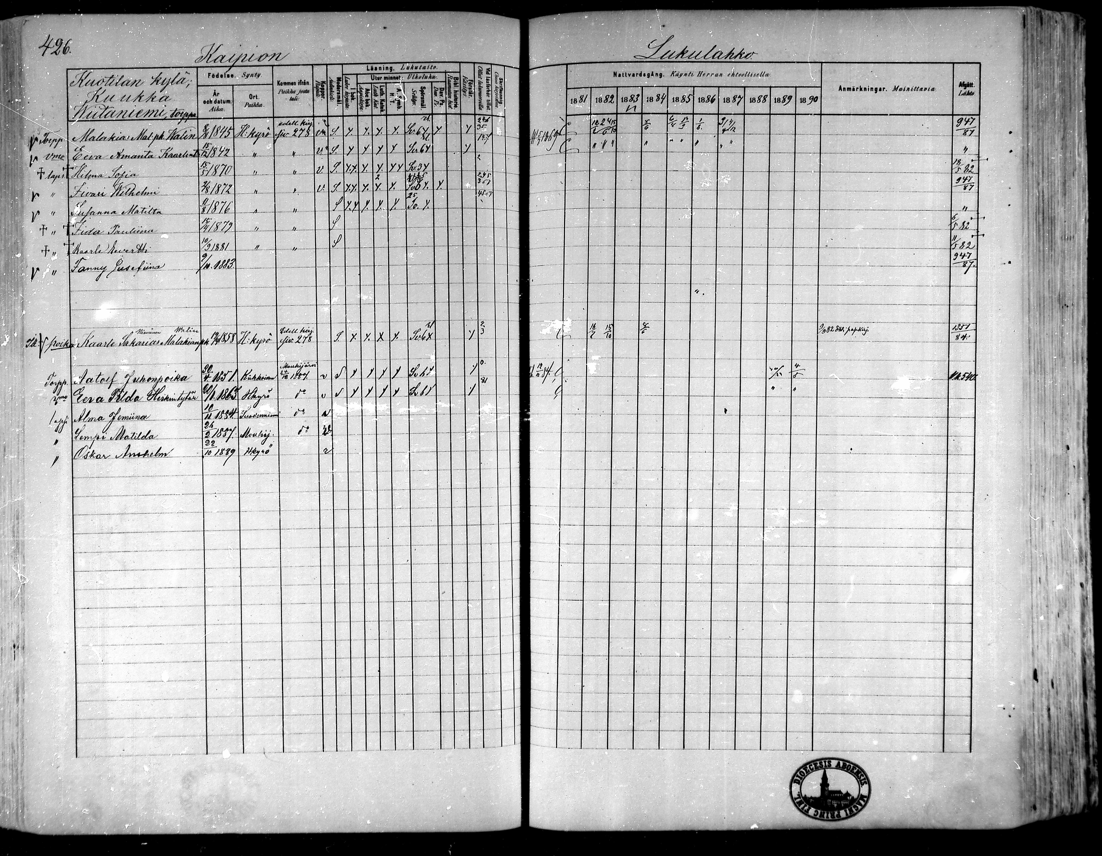 [ ../kirjat/Kirkonkirjat/hameenkyro/rippikirja_1881-1890_mko261-303/kuvat/393.jpg ]