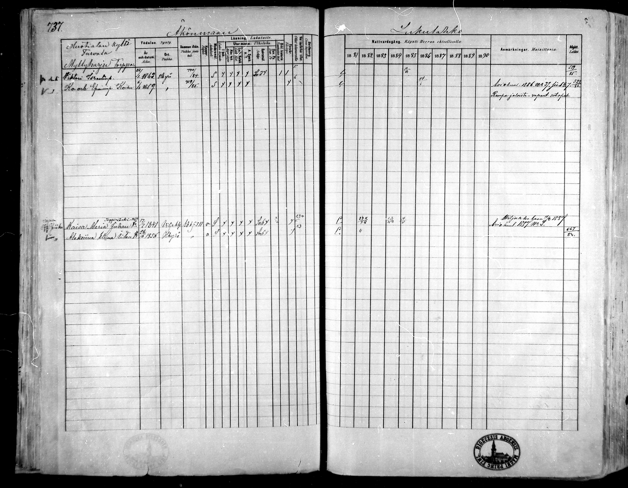 [ ../kirjat/Kirkonkirjat/hameenkyro/rippikirja_1881-1890_mko261-303/kuvat/672.jpg ]