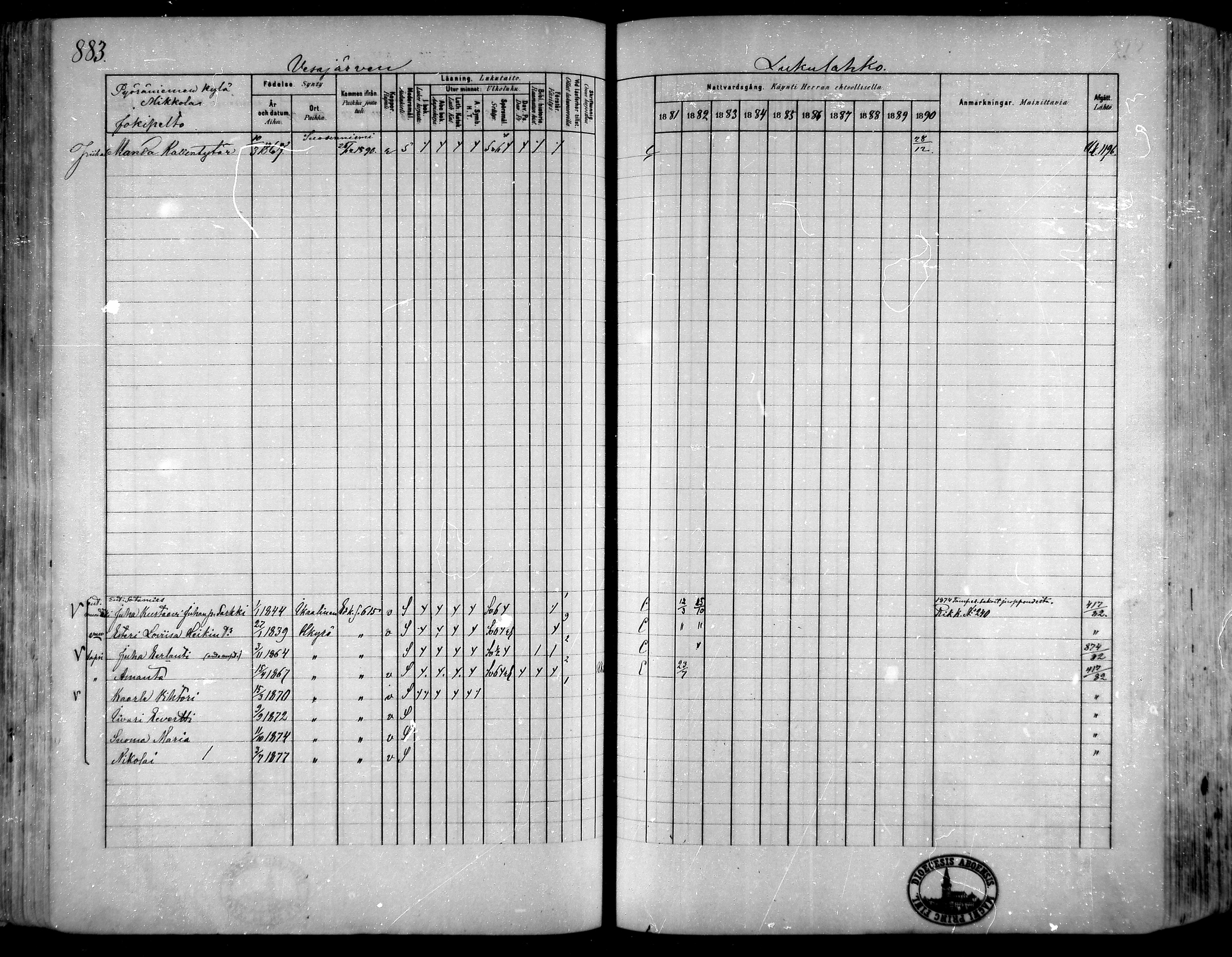 [ ../kirjat/Kirkonkirjat/hameenkyro/rippikirja_1881-1890_mko261-303/kuvat/813.jpg ]