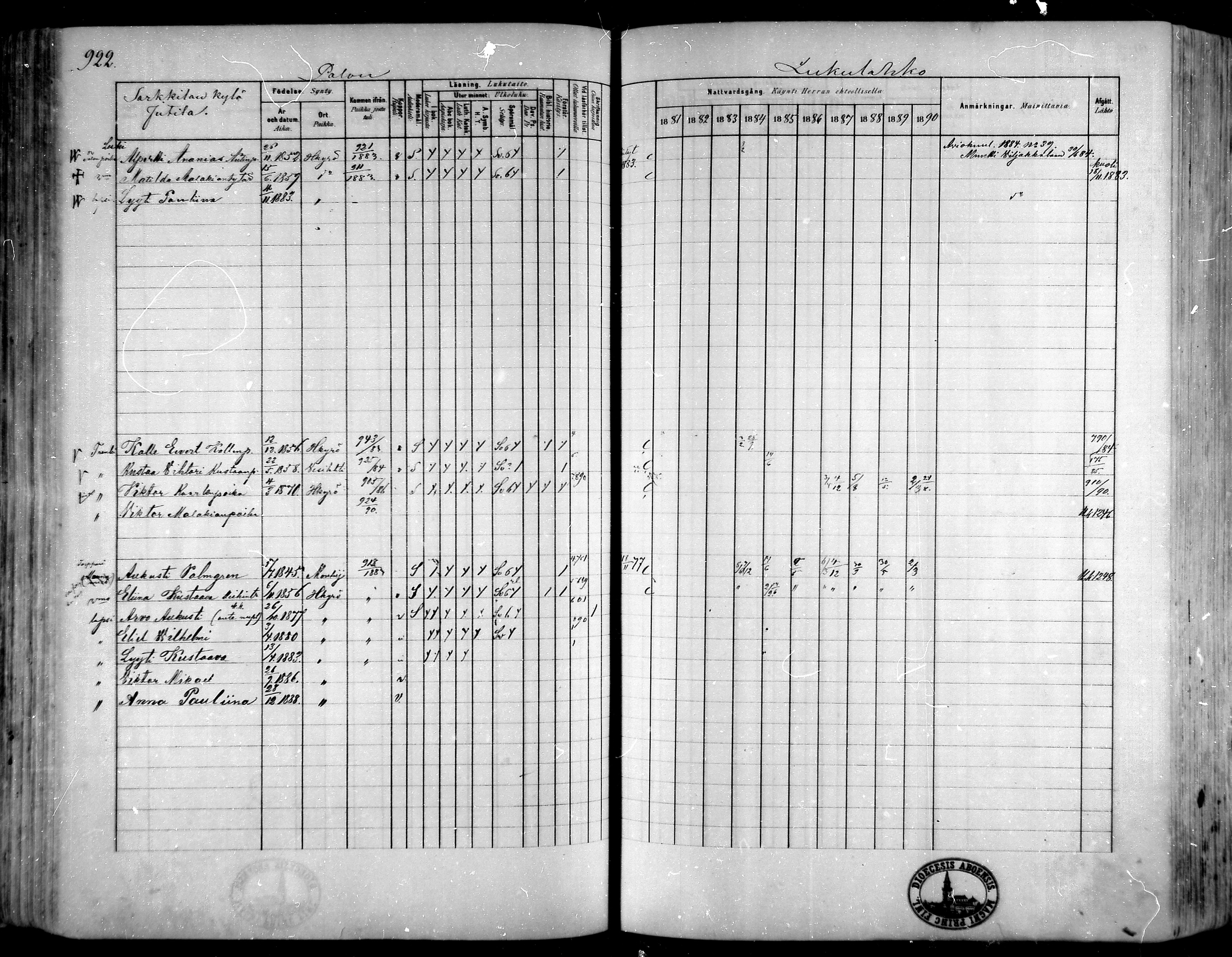 [ ../kirjat/Kirkonkirjat/hameenkyro/rippikirja_1881-1890_mko261-303/kuvat/852.jpg ]