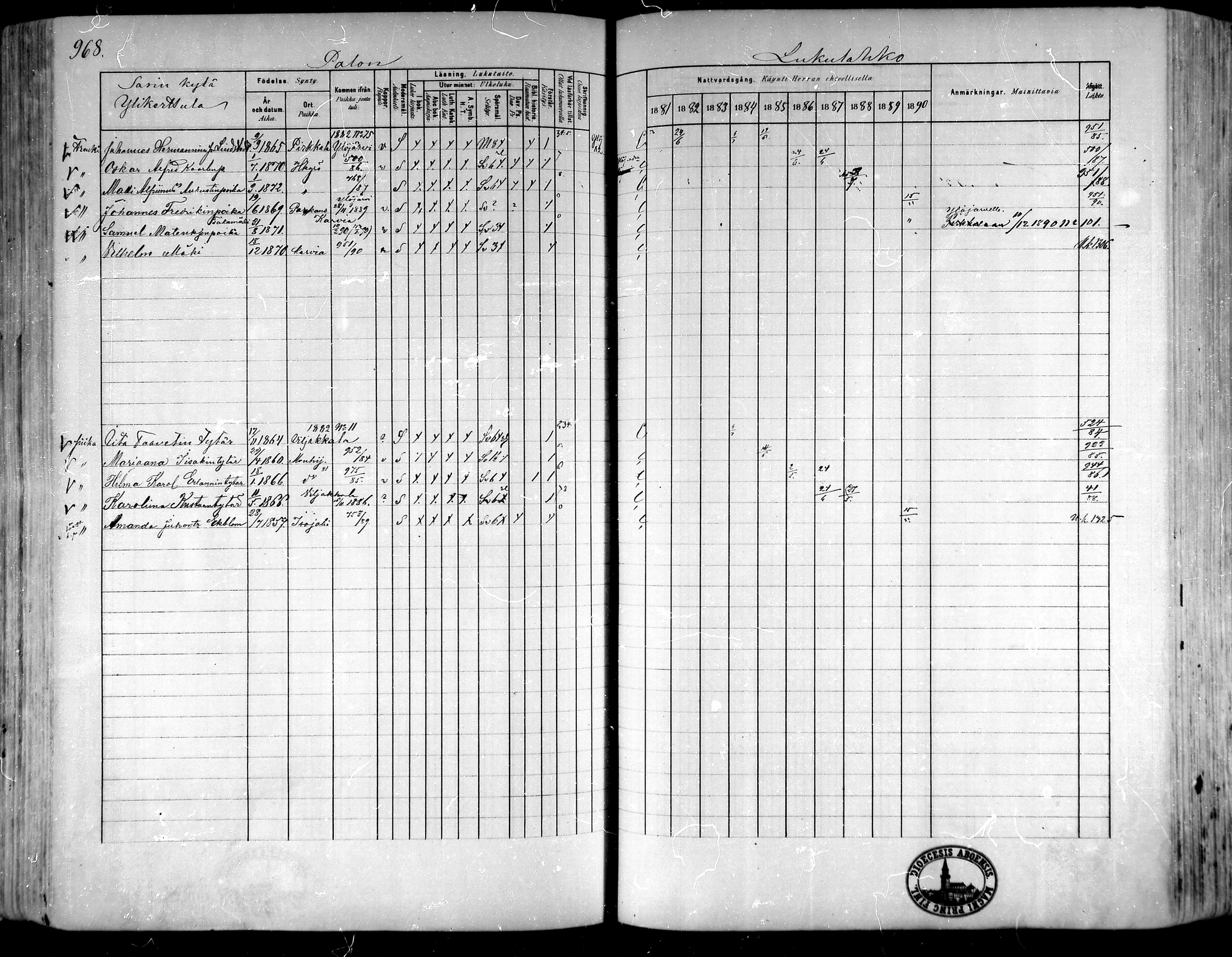 [ ../kirjat/Kirkonkirjat/hameenkyro/rippikirja_1881-1890_mko261-303/kuvat/899.jpg ]