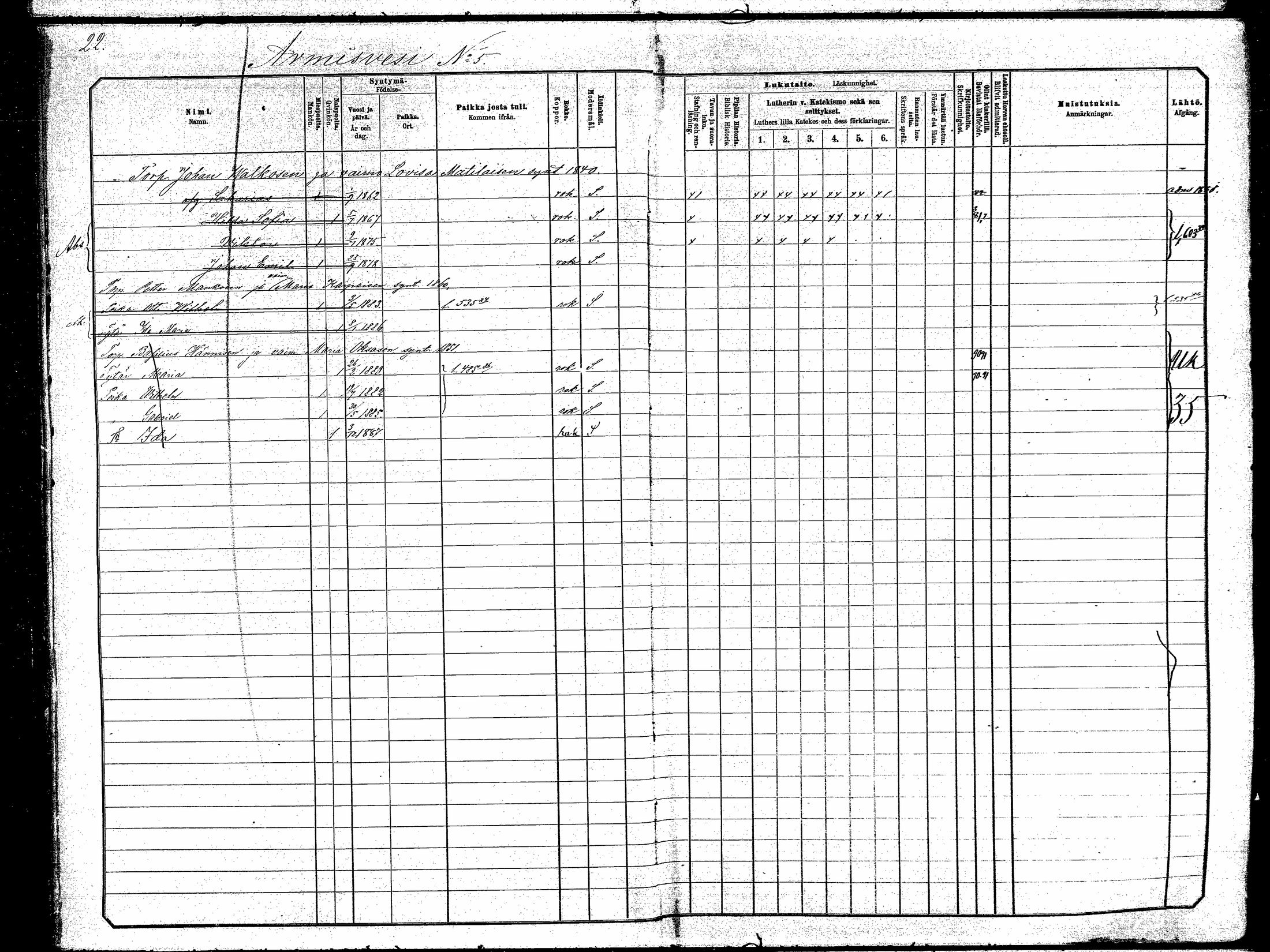 [ ../kirjat/Kirkonkirjat/hankasalmi/lastenkirja_1881-1890_mko531-551/kuvat/20.jpg ]