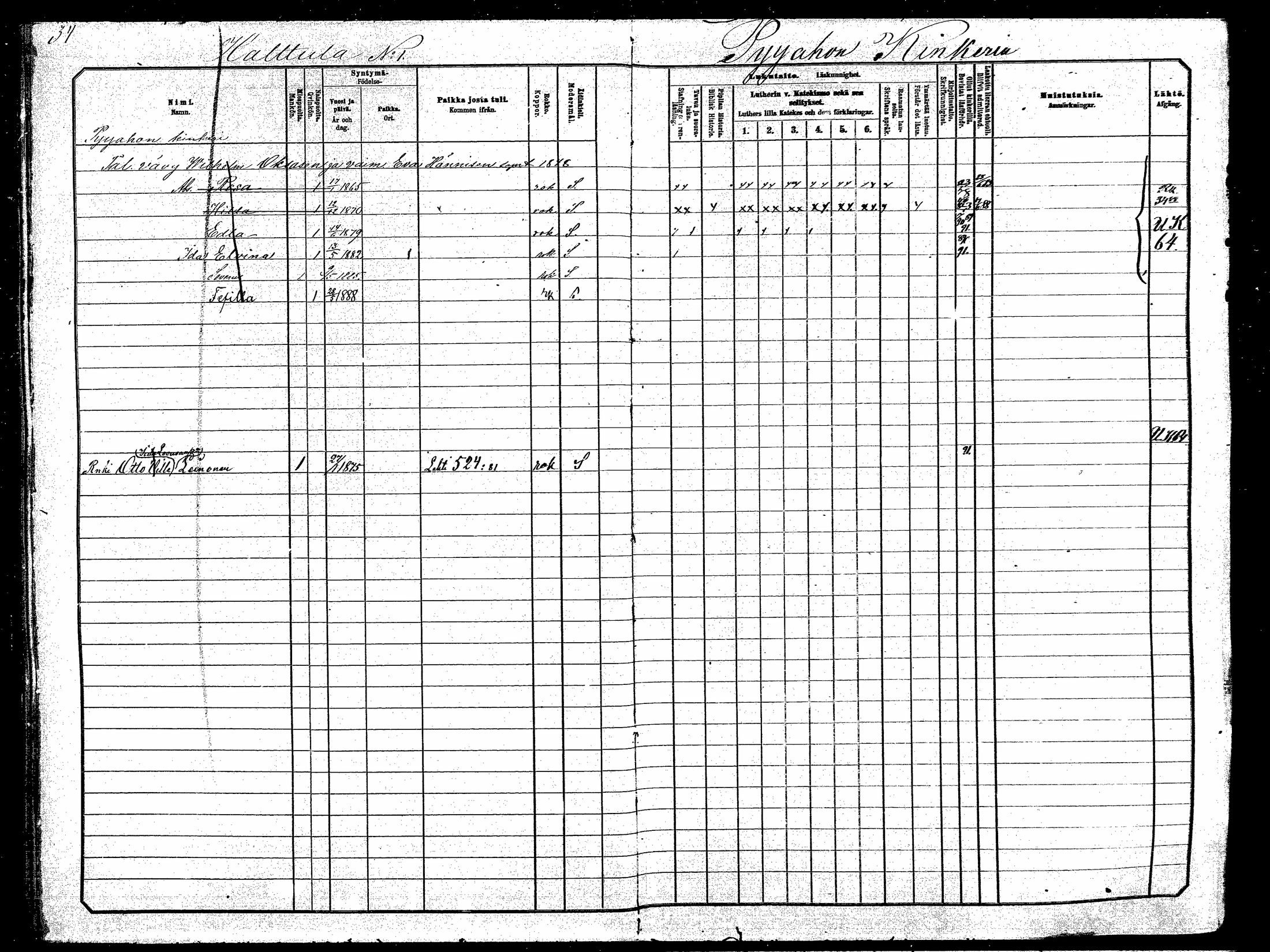 [ ../kirjat/Kirkonkirjat/hankasalmi/lastenkirja_1881-1890_mko531-551/kuvat/30.jpg ]