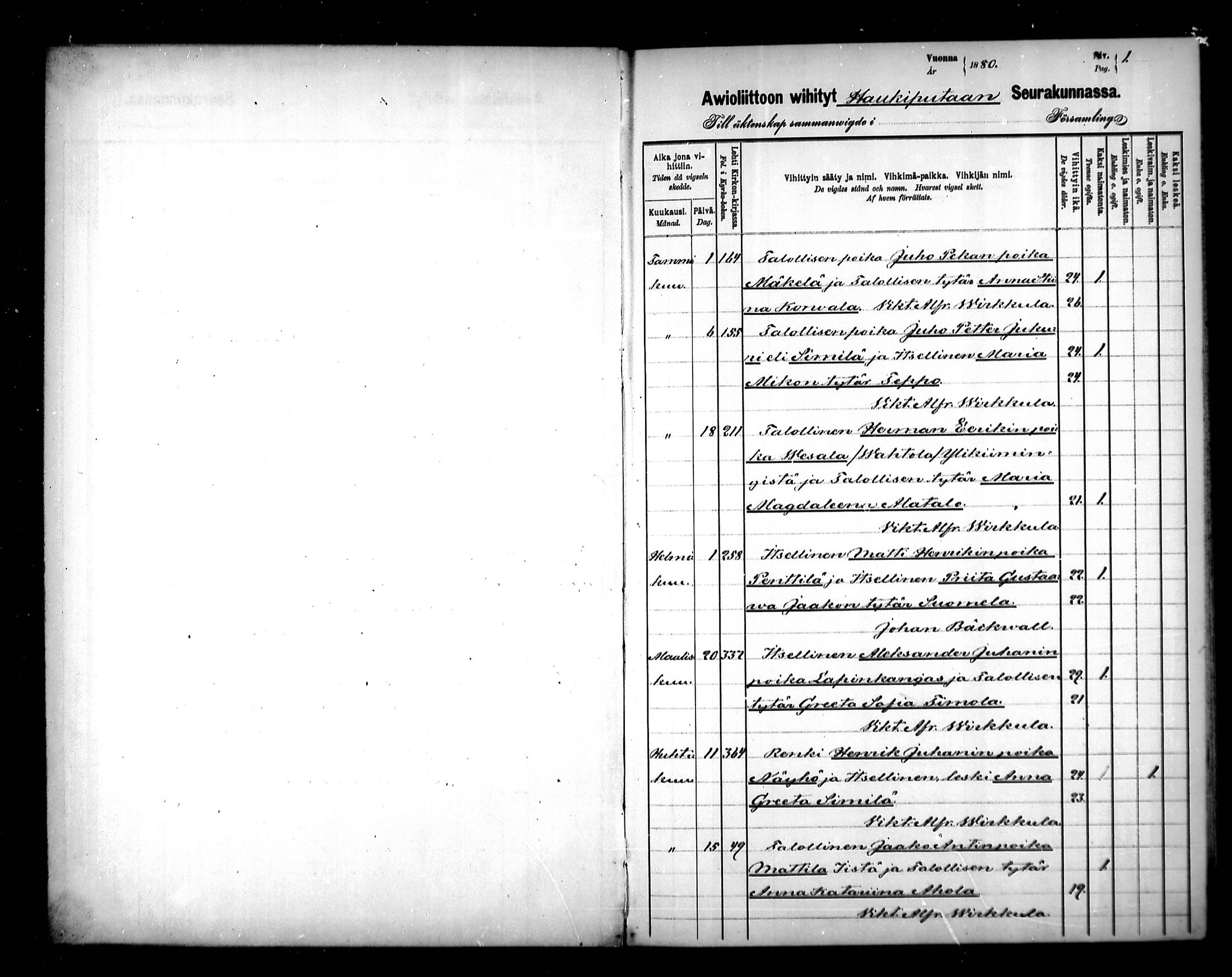 [ ../kirjat/Kirkonkirjat/haukipudas/vihityt_1880-1891_mko656/kuvat/1.jpg ]