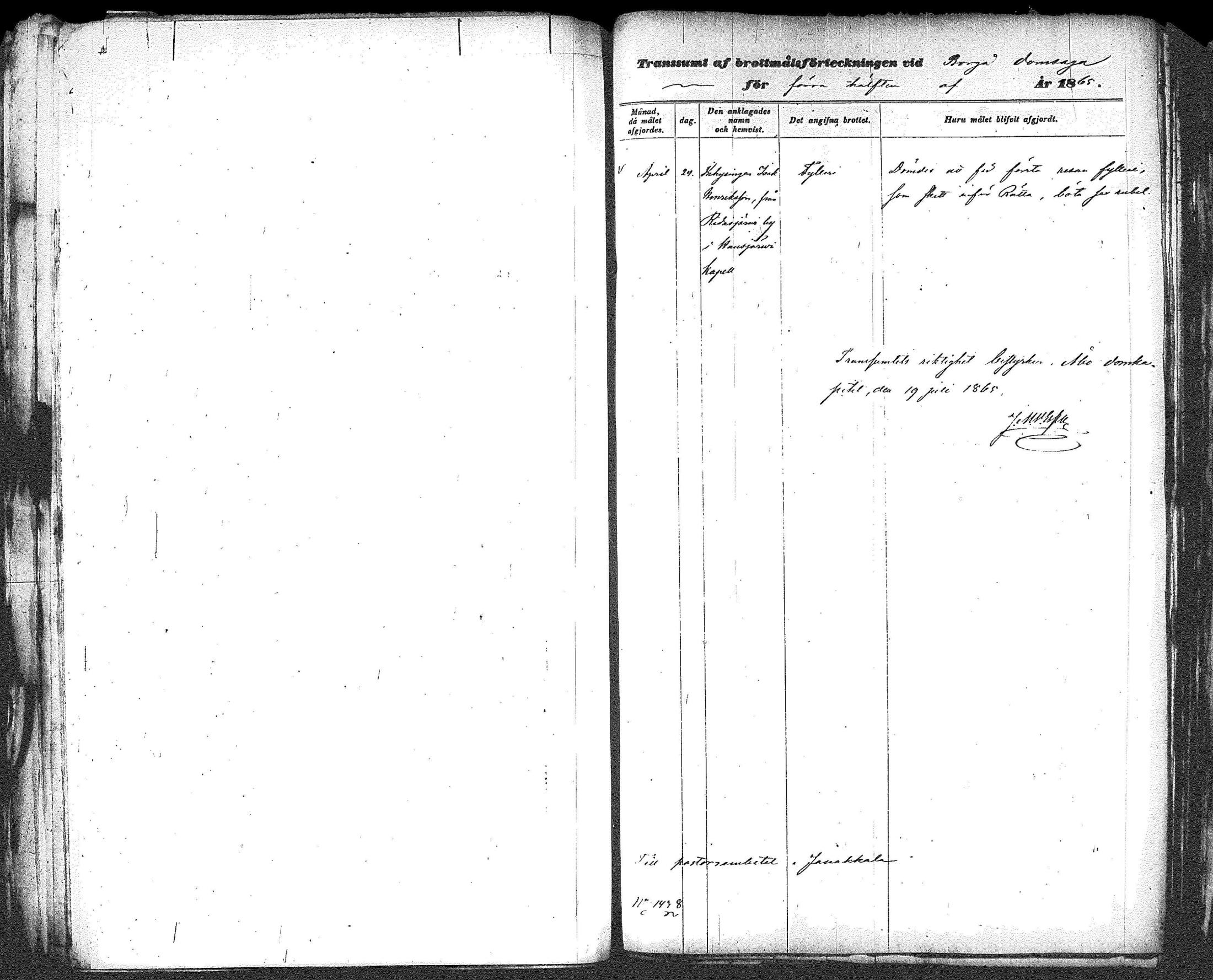 [ ../kirjat/Kirkonkirjat/hausjarvi/rikosluettelo_1851-1882_tk266/kuvat/70.jpg ]