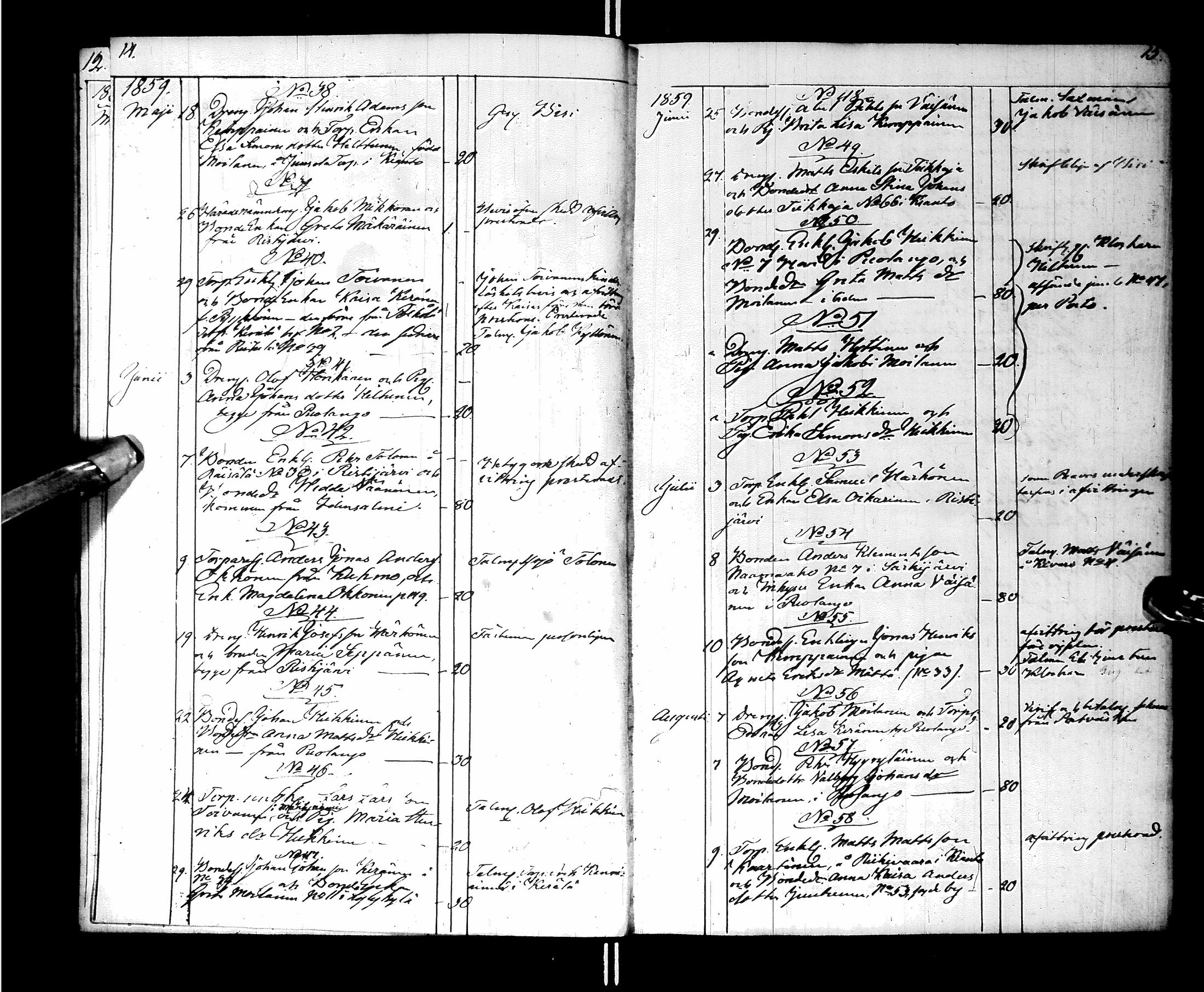 [ ../kirjat/Kirkonkirjat/hyrynsalmi/kuulutetut_1858-1883_ik178/kuvat/12.jpg ]