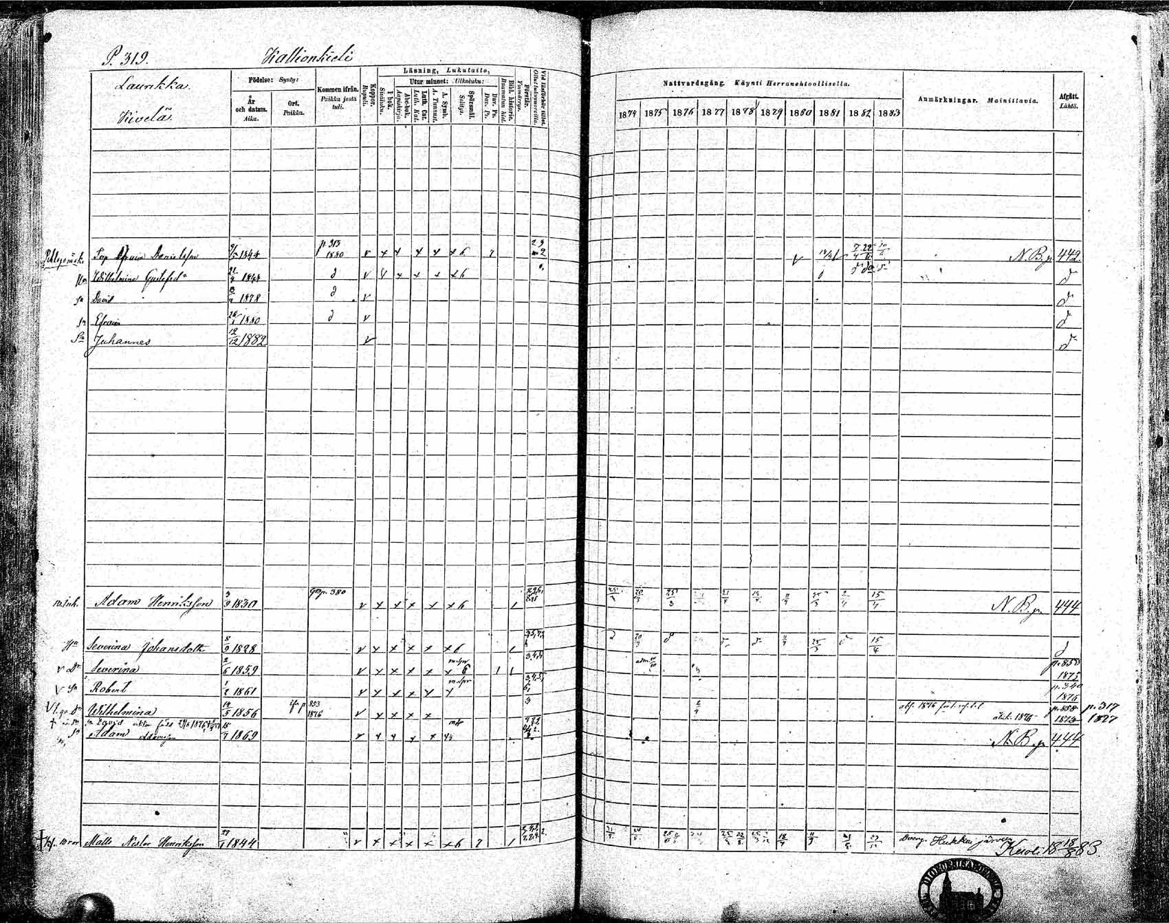 [ ../kirjat/Kirkonkirjat/ikaalinen/rippikirja_1874-1883_mko69-103/kuvat/295.jpg ]