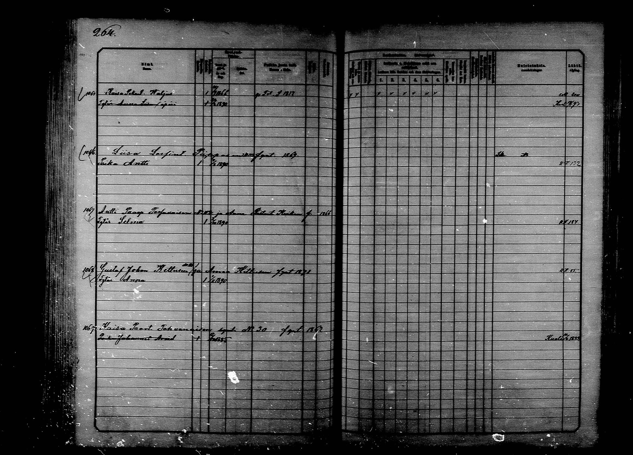 [ ../kirjat/Kirkonkirjat/ilomantsi/lastenkirja_1881-1890_mko857-866/kuvat/265.jpg ]