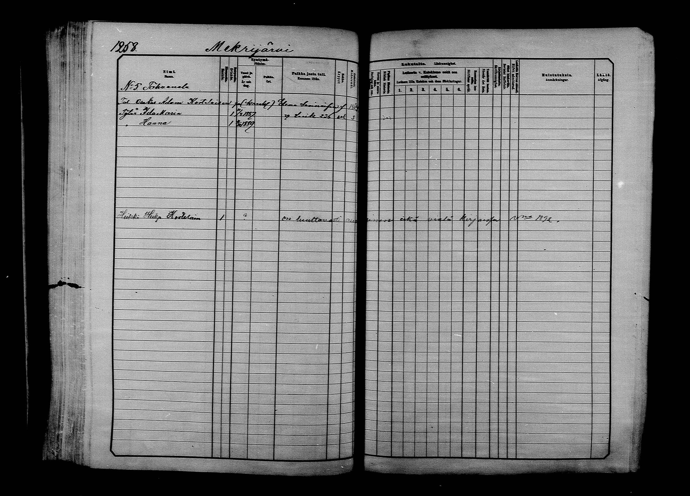 [ ../kirjat/Kirkonkirjat/ilomantsi/lastenkirja_1883-1890_mko890-912/kuvat/449.jpg ]