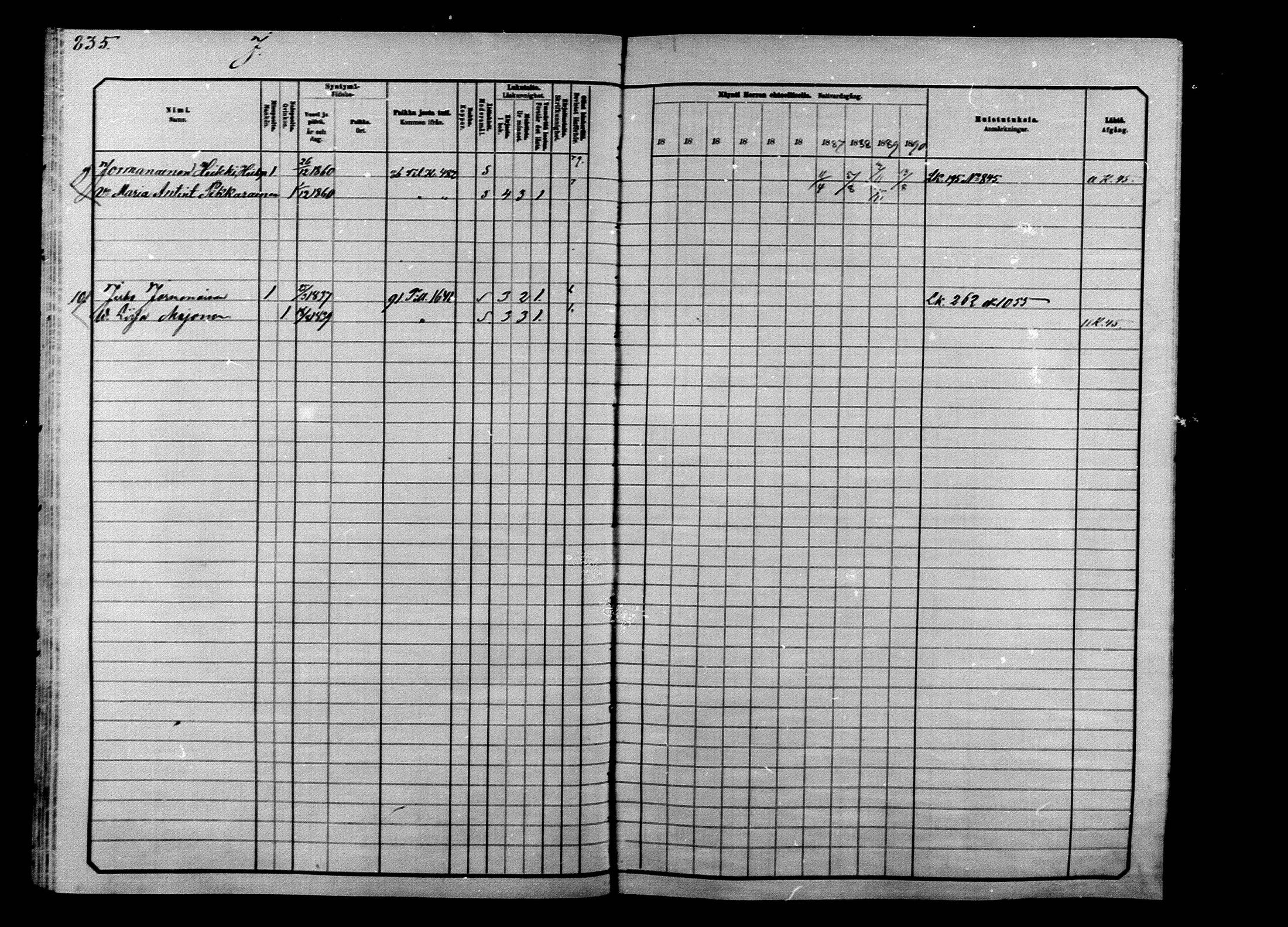 [ ../kirjat/Kirkonkirjat/ilomantsi/rippikirja_1881-1890_mko224-233/kuvat/63.jpg ]