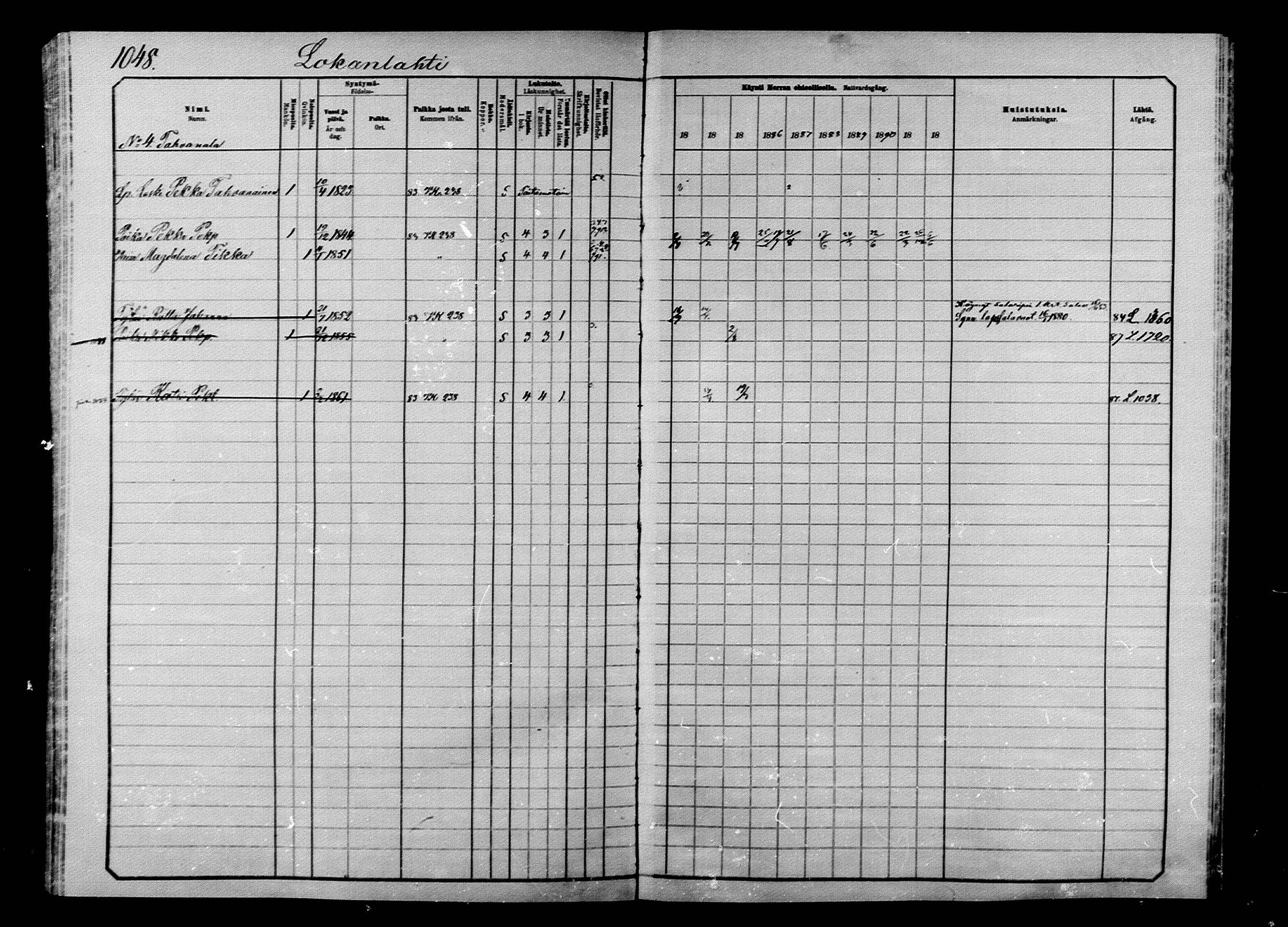 [ ../kirjat/Kirkonkirjat/ilomantsi/rippikirja_1883-1890_mko234-307/kuvat/1004.jpg ]