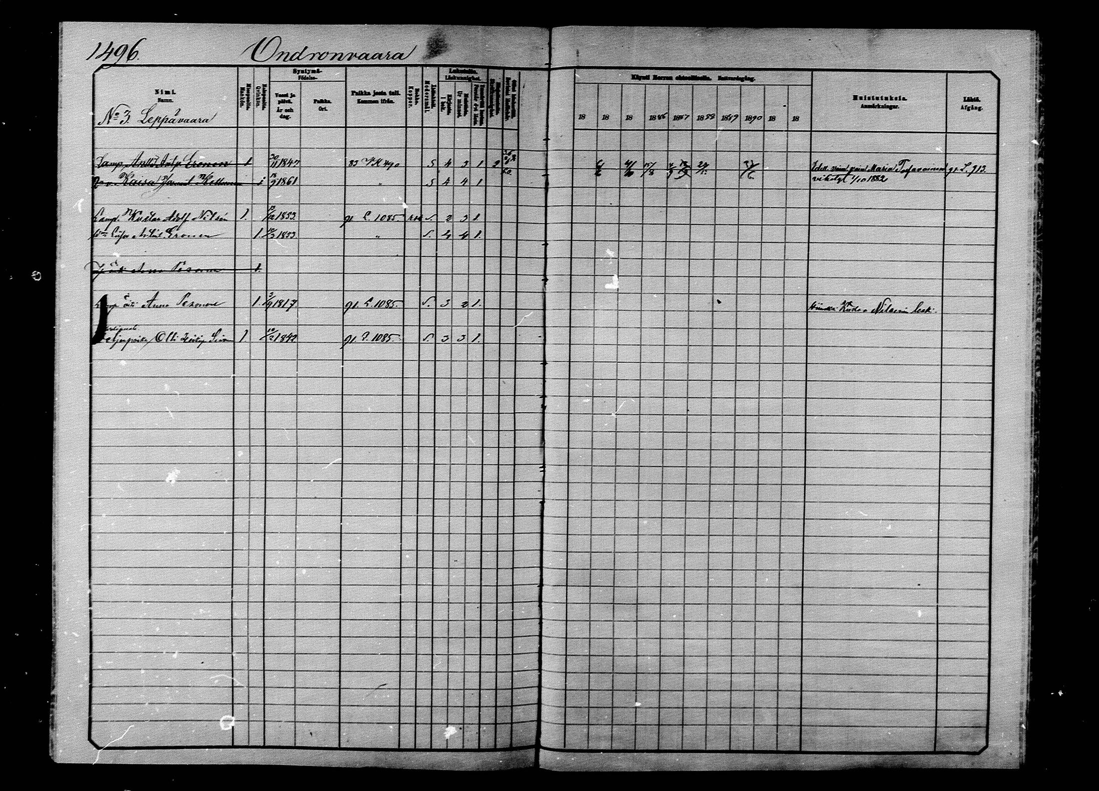 [ ../kirjat/Kirkonkirjat/ilomantsi/rippikirja_1883-1890_mko234-307/kuvat/1421.jpg ]