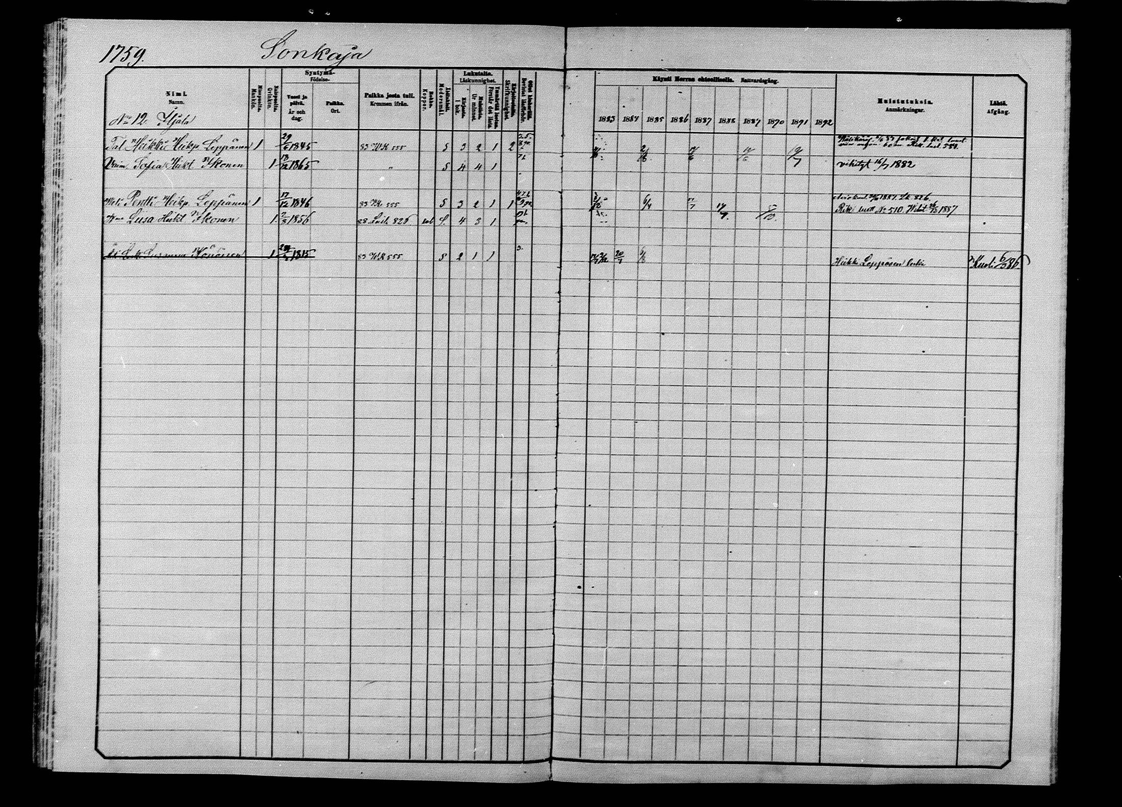 [ ../kirjat/Kirkonkirjat/ilomantsi/rippikirja_1883-1890_mko234-307/kuvat/1649.jpg ]