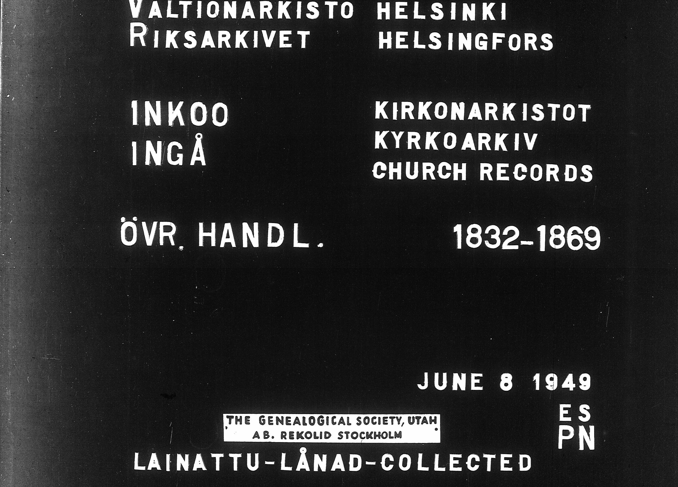 [ ../kirjat/Kirkonkirjat/inkoo/asiakirjoja_1832-1869_es158/kuvat/1.jpg ]