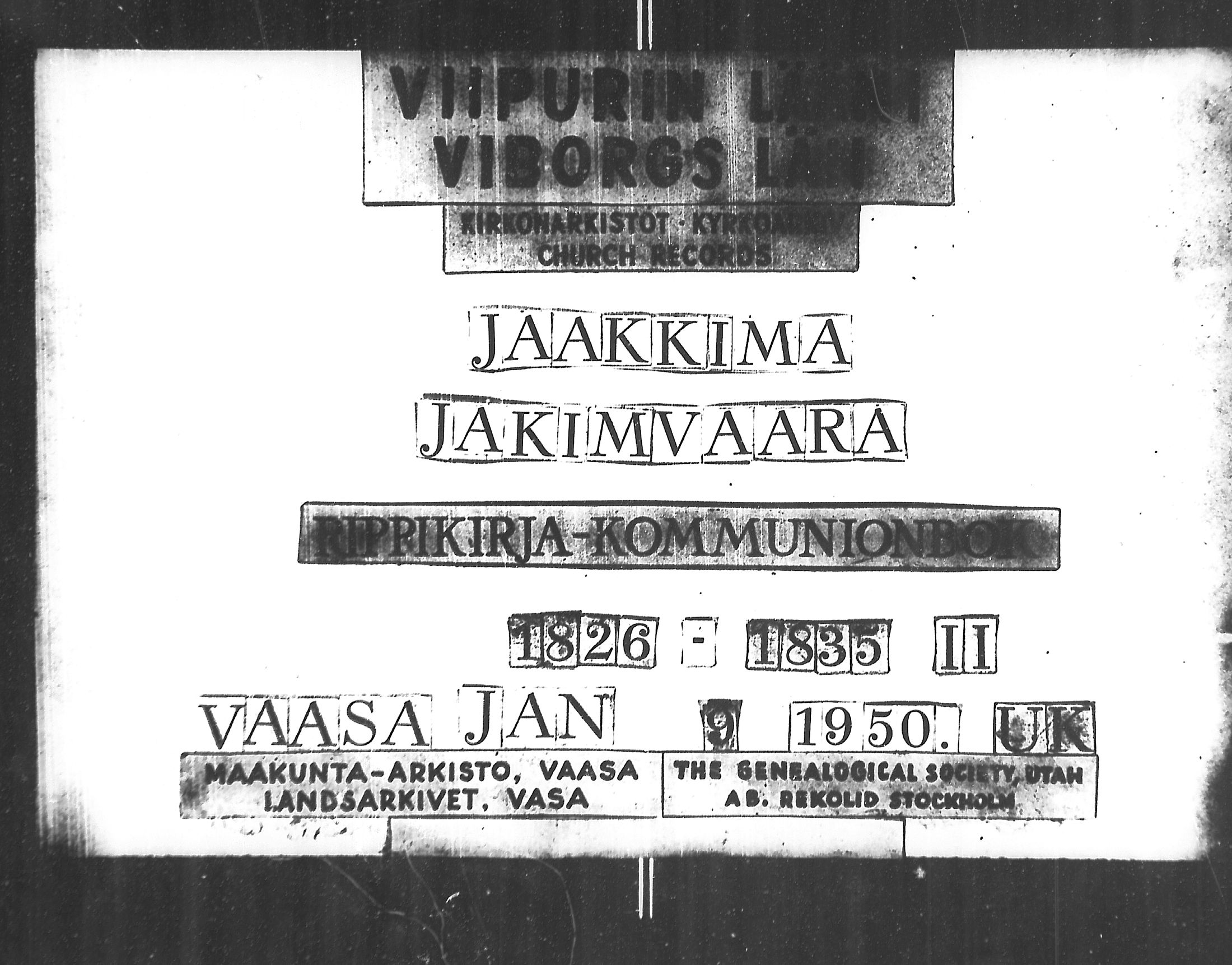 [ ../kirjat/Kirkonkirjat/jaakkima/rippikirja_1826-1835_mko81-90/kuvat/1.jpg ]
