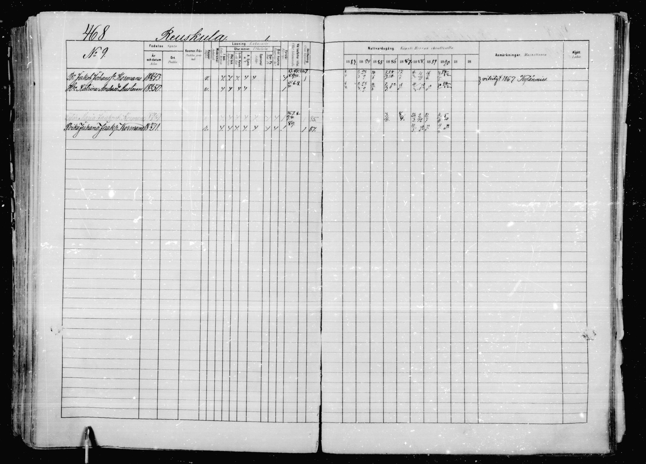 [ ../kirjat/Kirkonkirjat/jaakkima/rippikirja_1883-1890_mko83-100/kuvat/454.jpg ]