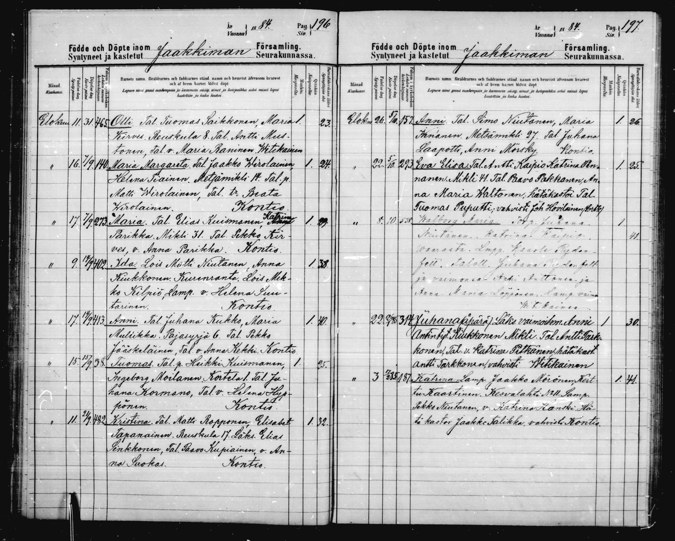 [ ../kirjat/Kirkonkirjat/jaakkima/syntyneet_1880-1888_mko535-541/kuvat/98.jpg ]