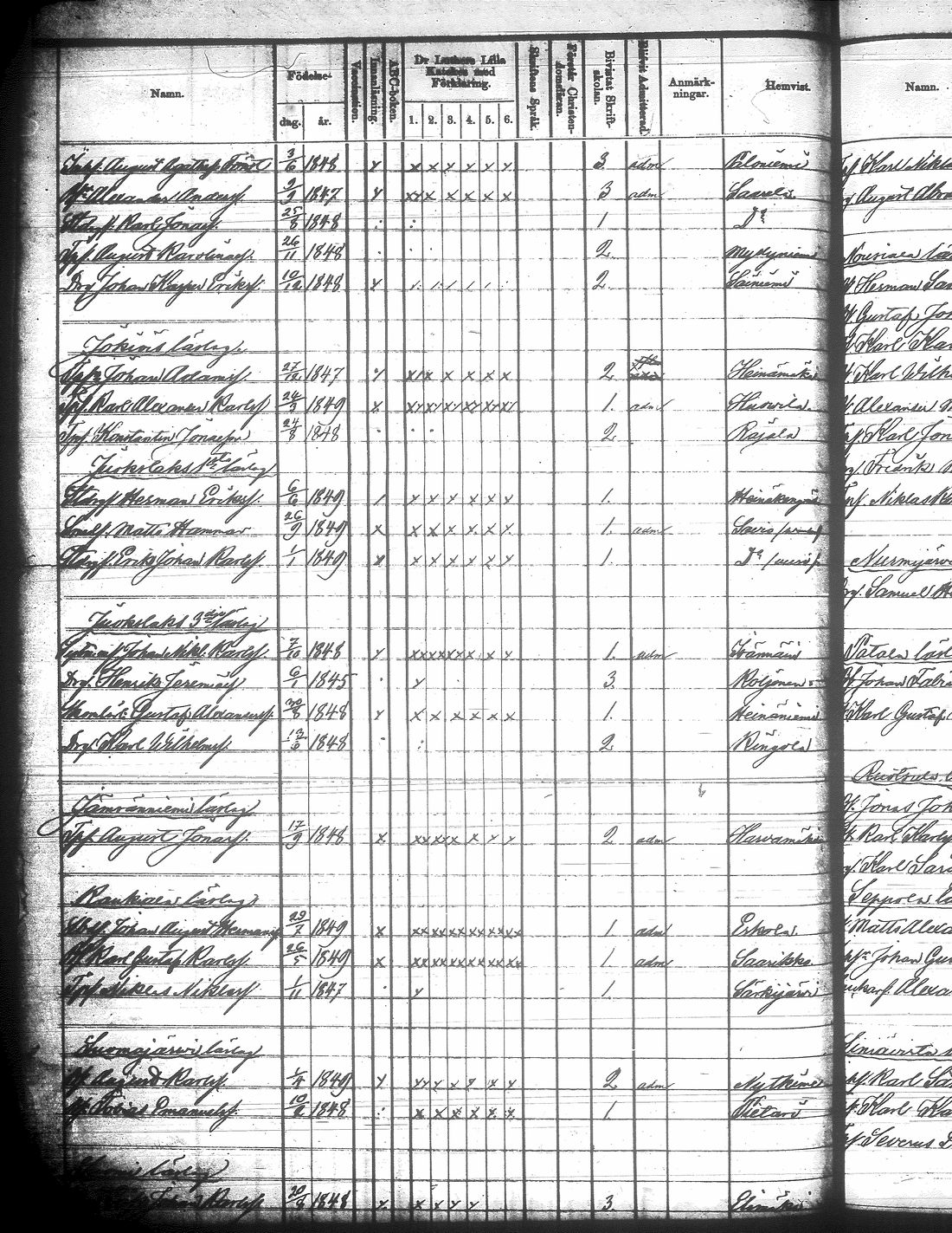 [ ../kirjat/Kirkonkirjat/jamsa/rippilapset_1855-1877_tk454-455/kuvat/284.jpg ]