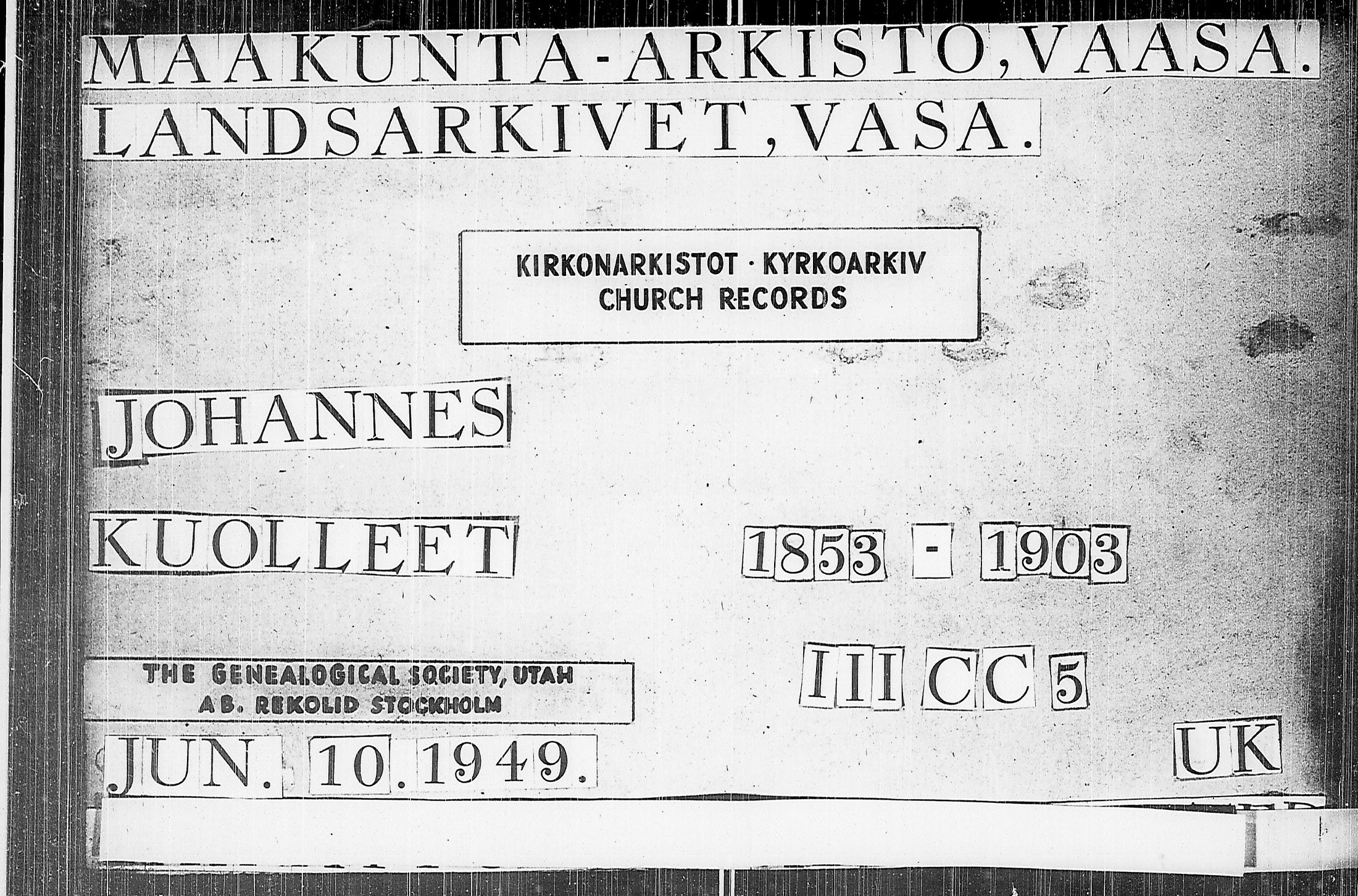 [ ../kirjat/Kirkonkirjat/johannes/kuolleet_1853-1885_uk377/kuvat/1.jpg ]