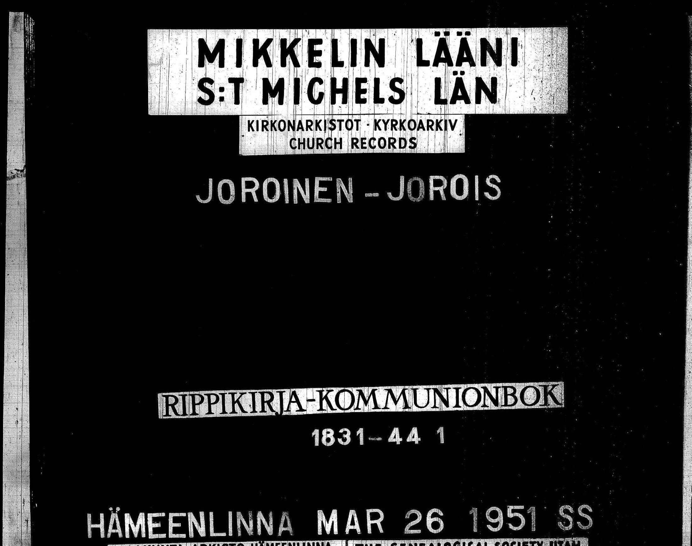 [ ../kirjat/Kirkonkirjat/joroinen/rippikirja_1831-1844_tk1672_i/kuvat/1.jpg ]