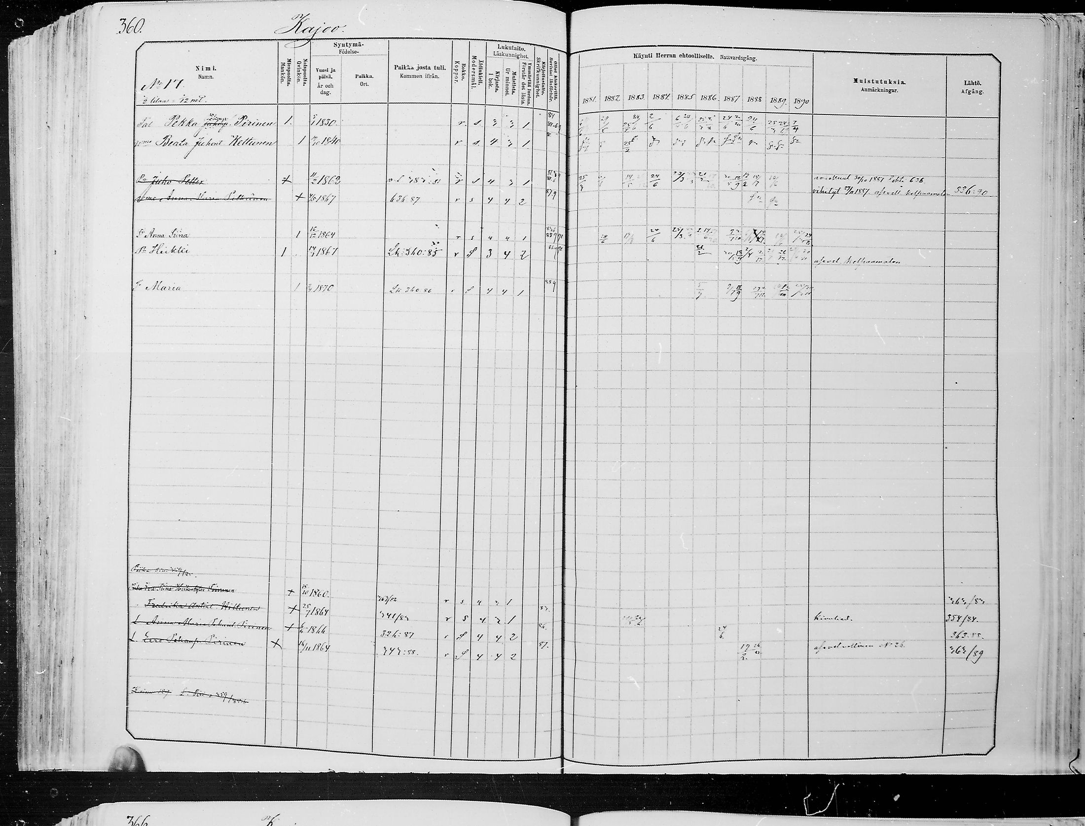 [ ../kirjat/Kirkonkirjat/juuka/rippikirja_1881-1890_mko53-84/kuvat/319.jpg ]
