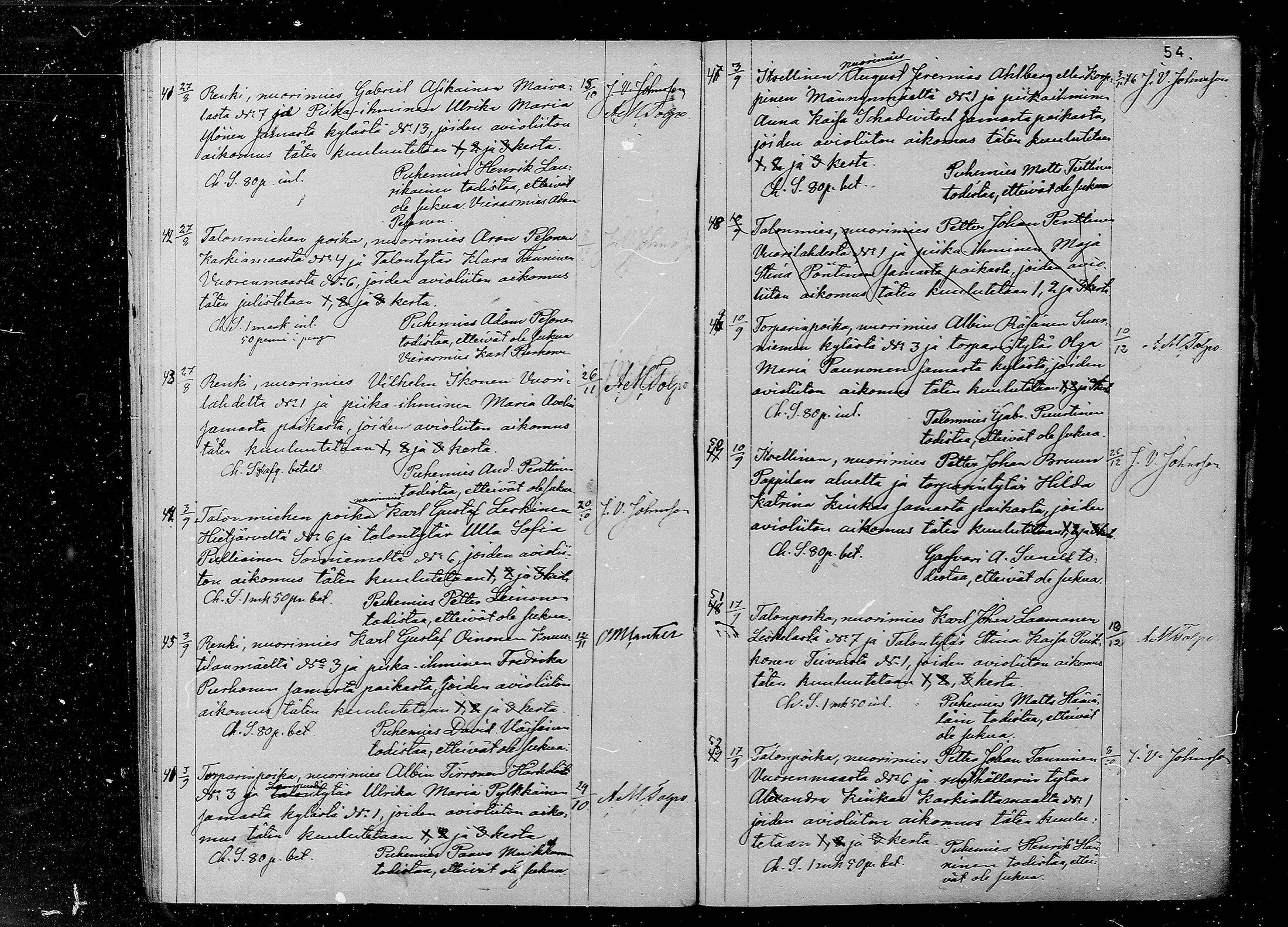 [ ../kirjat/Kirkonkirjat/juva/kuulutetut_1869-1885_mko1-5/kuvat/54.jpg ]