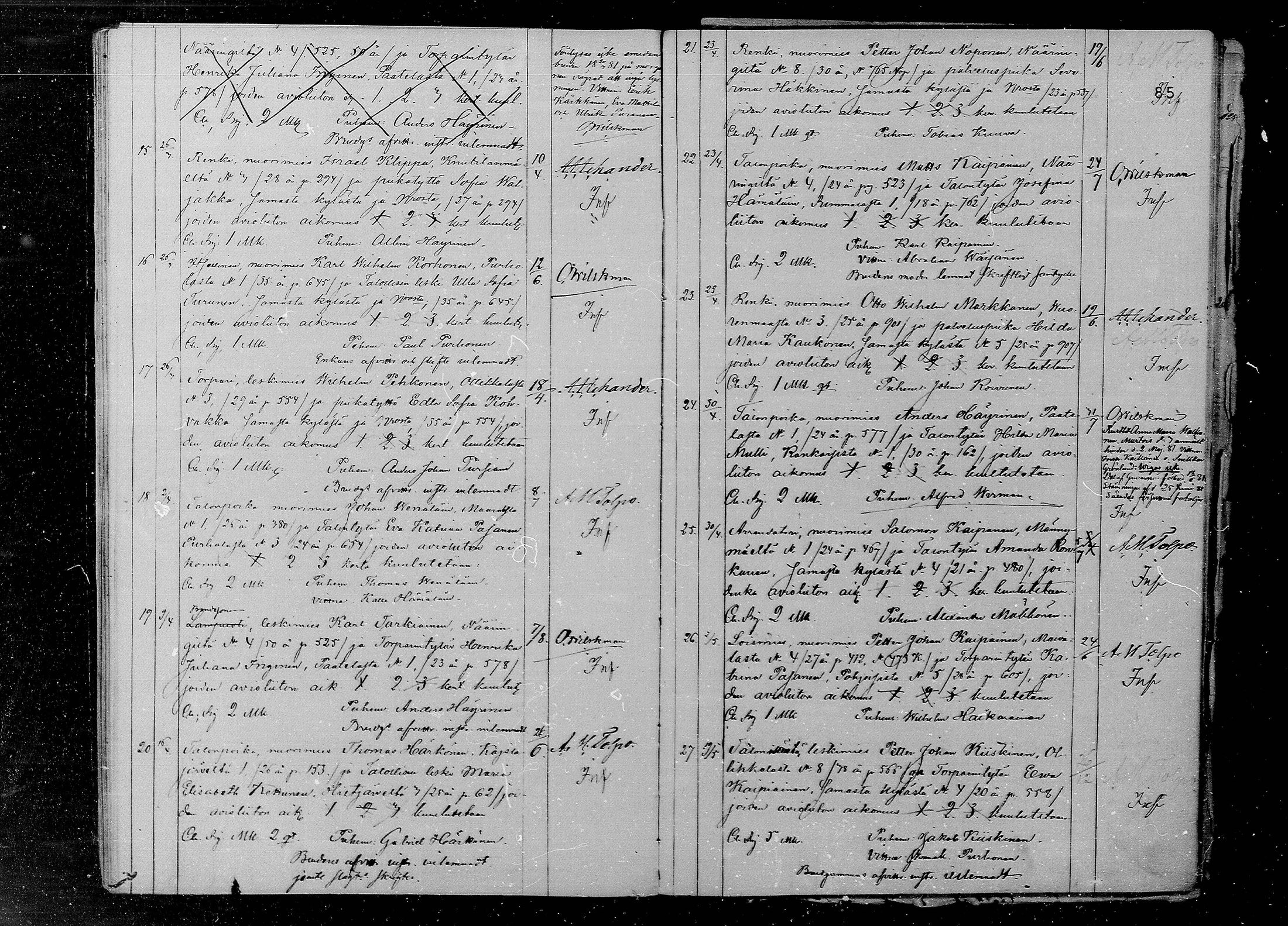[ ../kirjat/Kirkonkirjat/juva/kuulutetut_1869-1885_mko1-5/kuvat/85.jpg ]