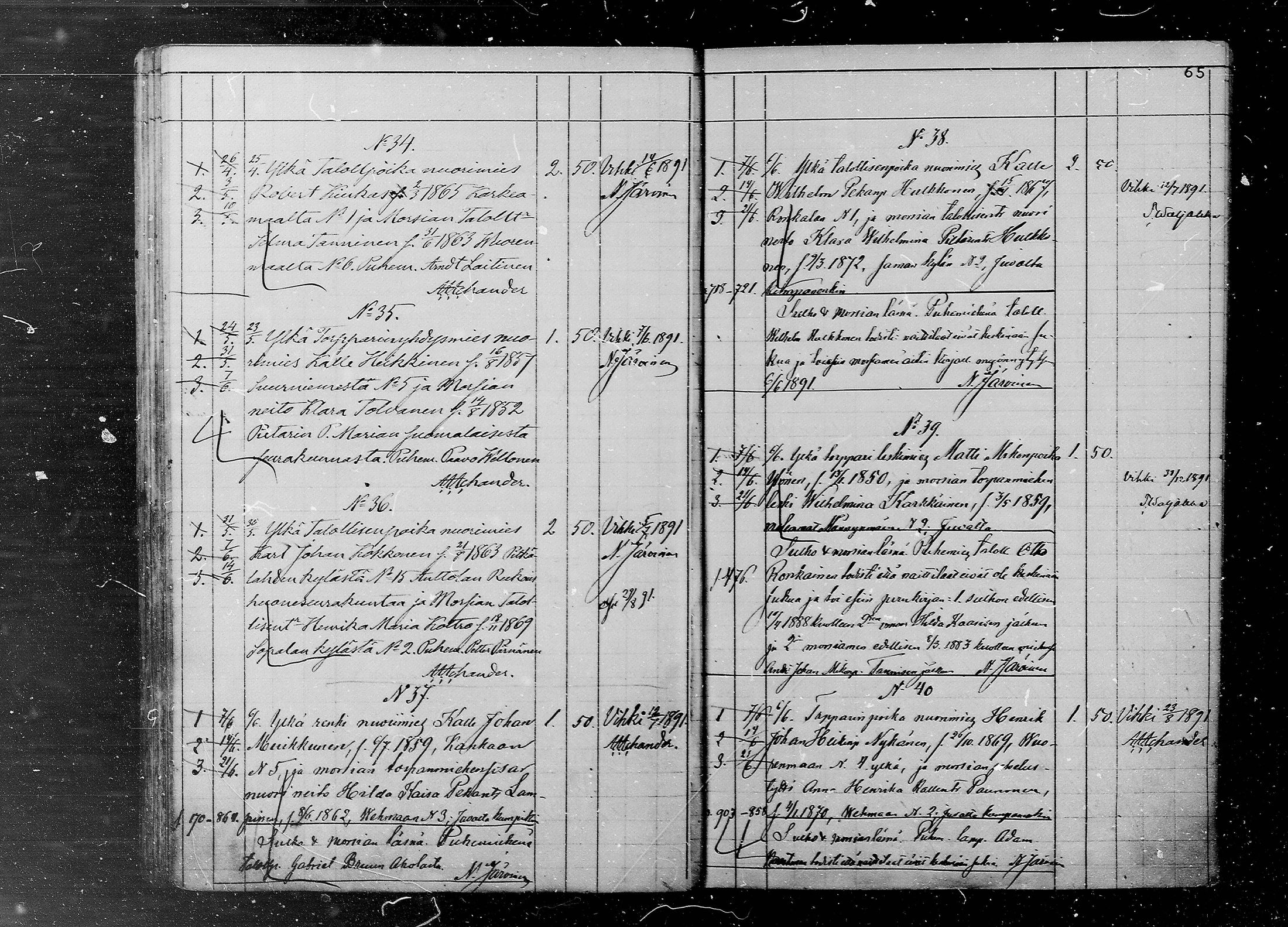 [ ../kirjat/Kirkonkirjat/juva/kuulutetut_1886-1891_mko6-8/kuvat/65.jpg ]