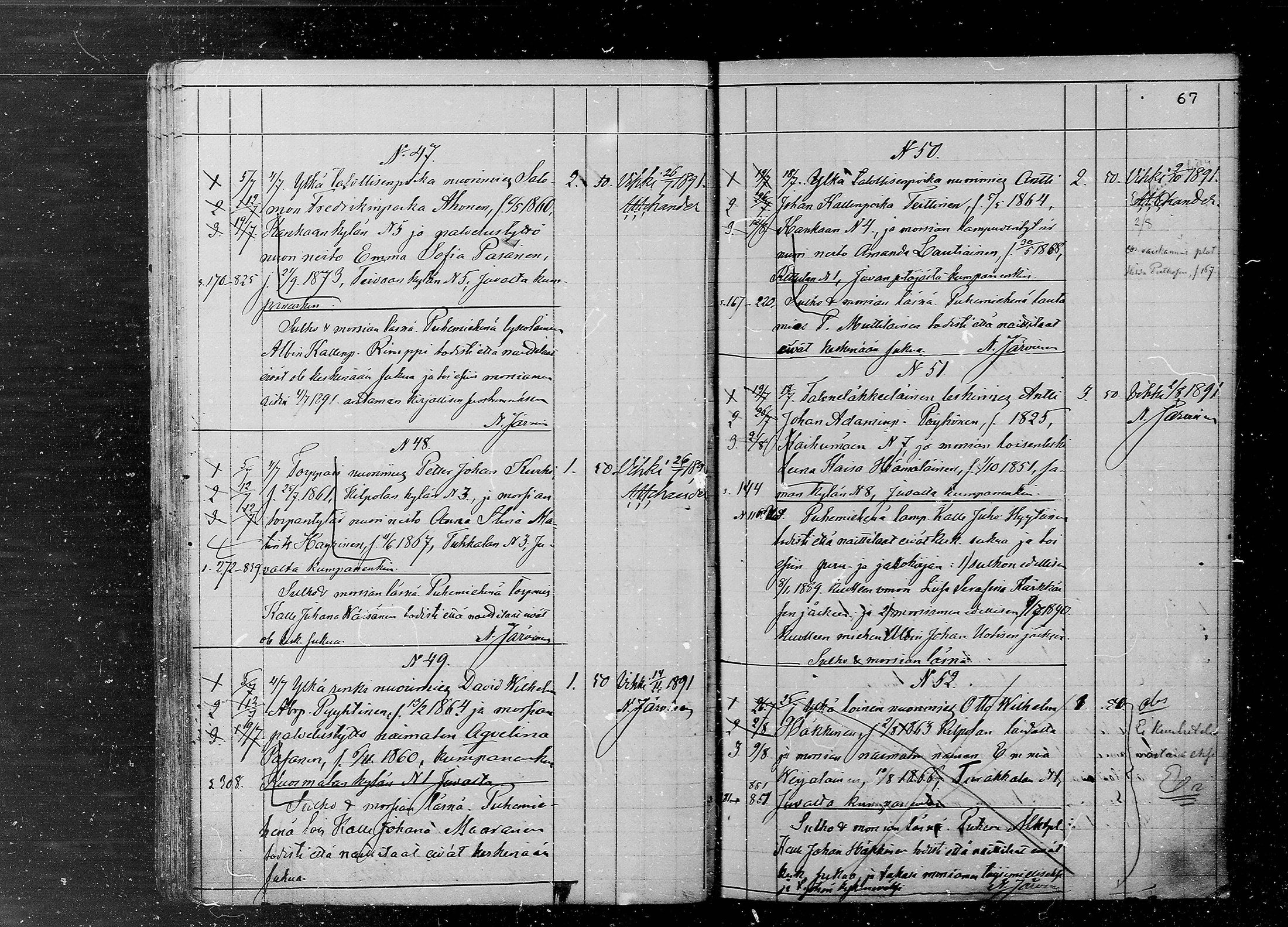 [ ../kirjat/Kirkonkirjat/juva/kuulutetut_1886-1891_mko6-8/kuvat/67.jpg ]