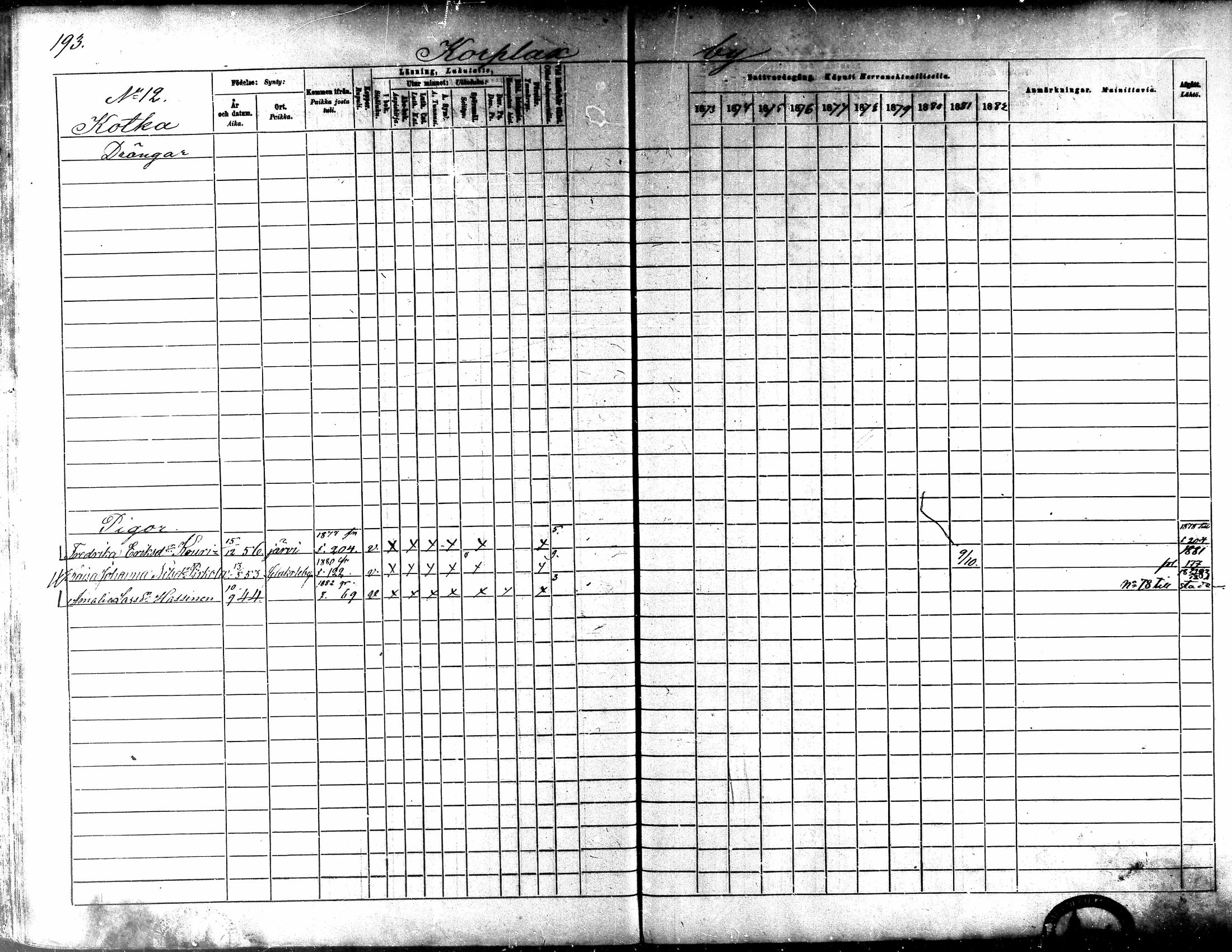 [ ../kirjat/Kirkonkirjat/kaarlela/rippikirja_1873-1882_mko187-201/kuvat/198.jpg ]